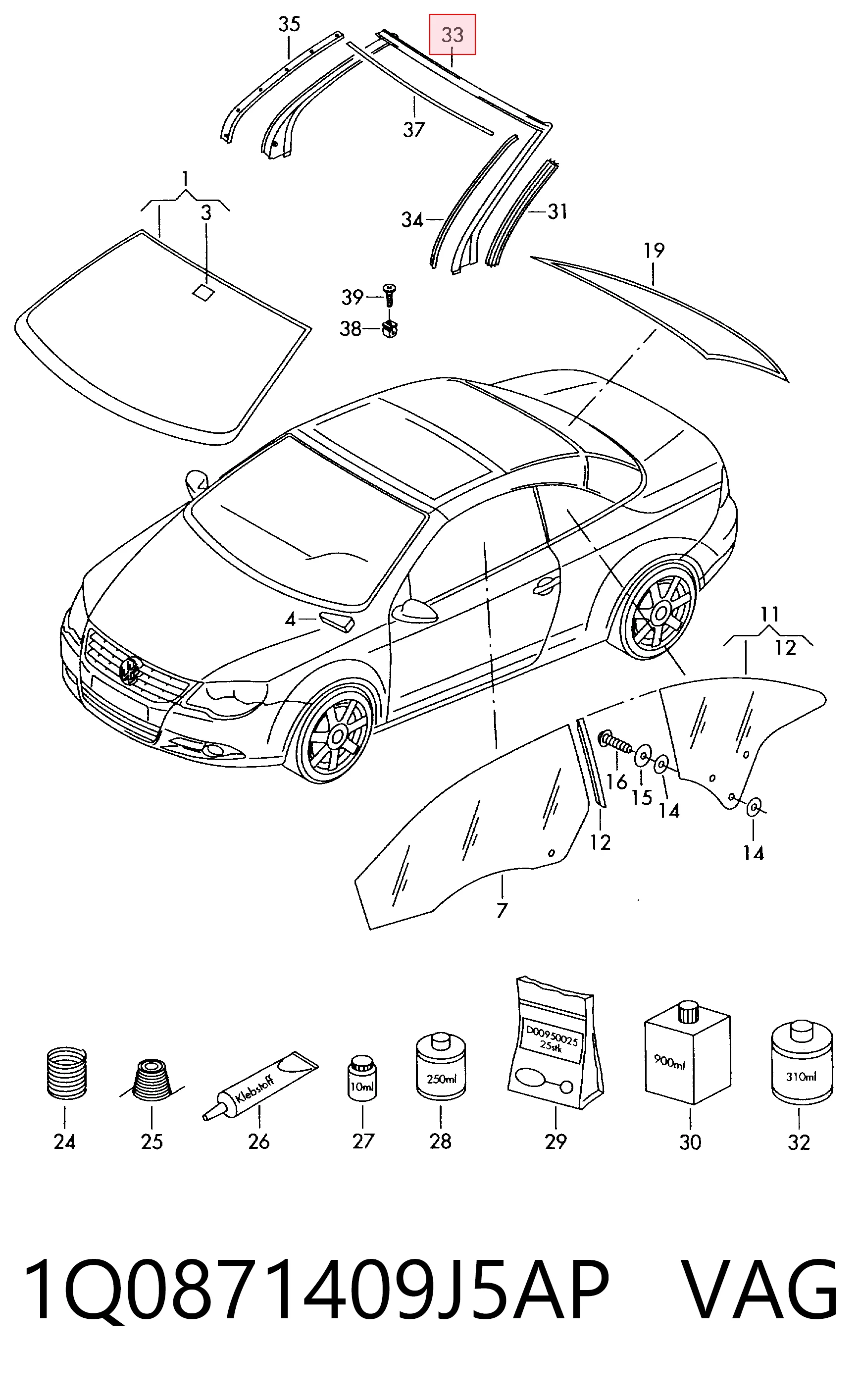 1Q0871409J5AP VAG