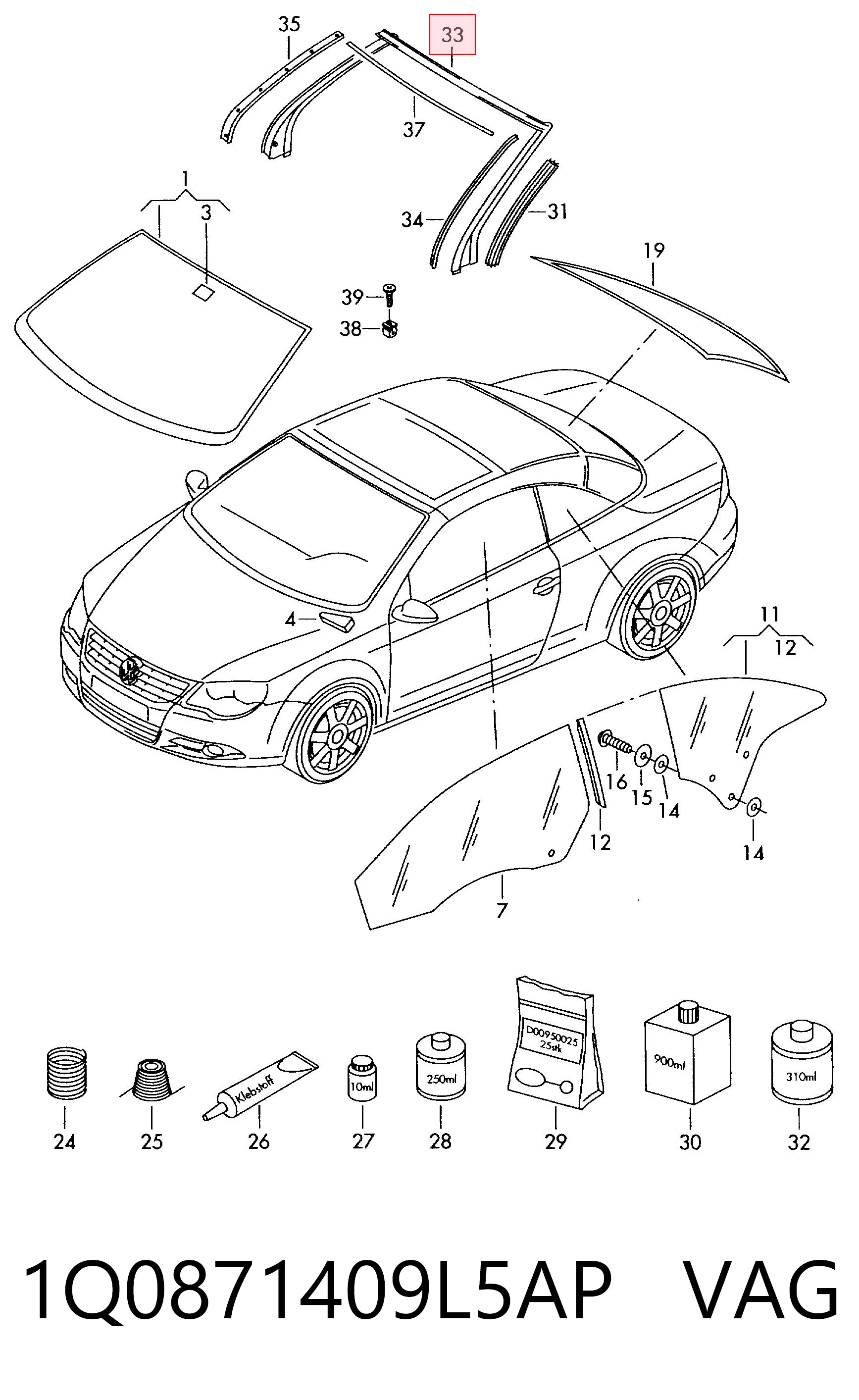 1Q0871409L5AP VAG