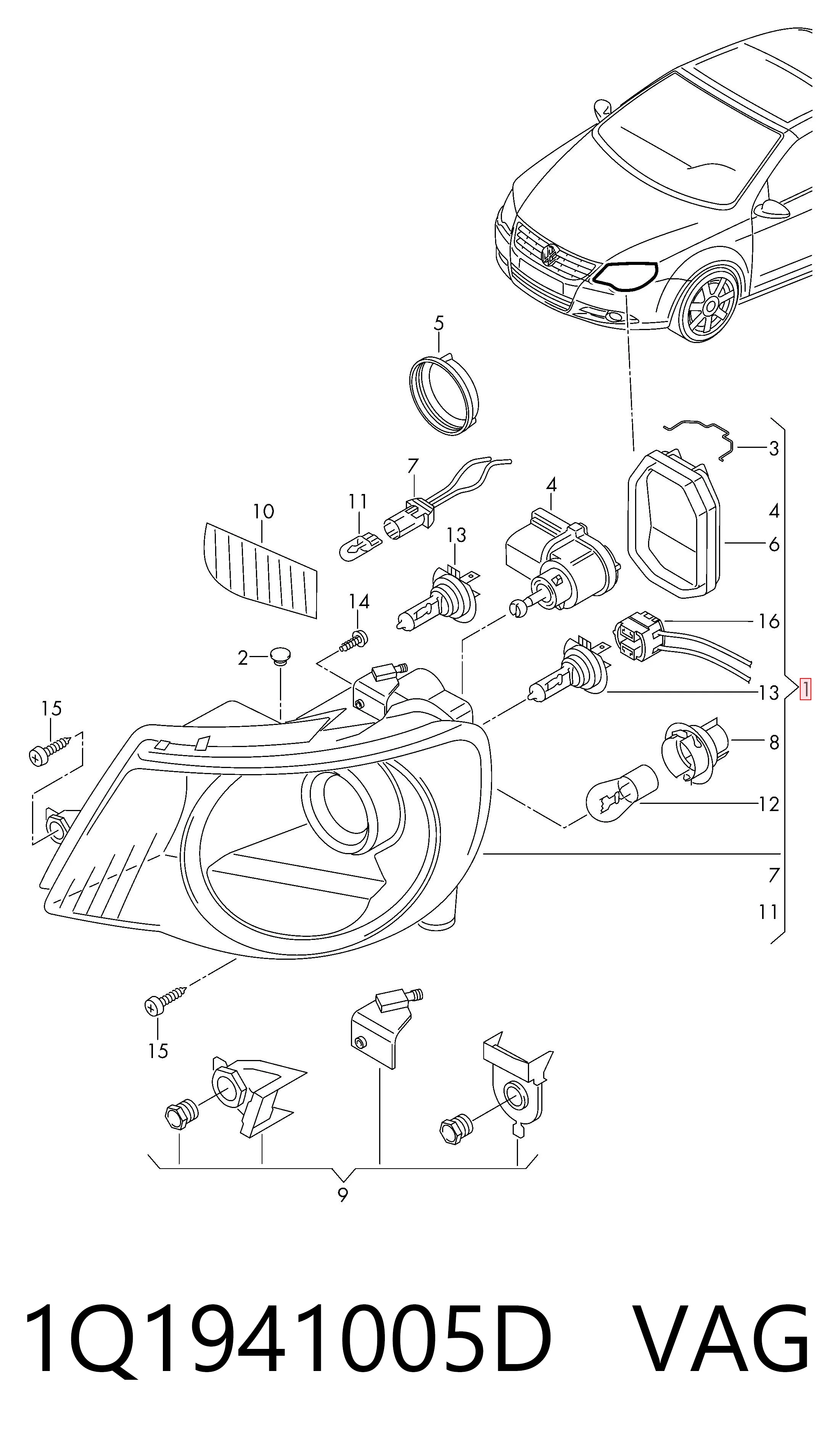 1Q1941005D VAG Faros
