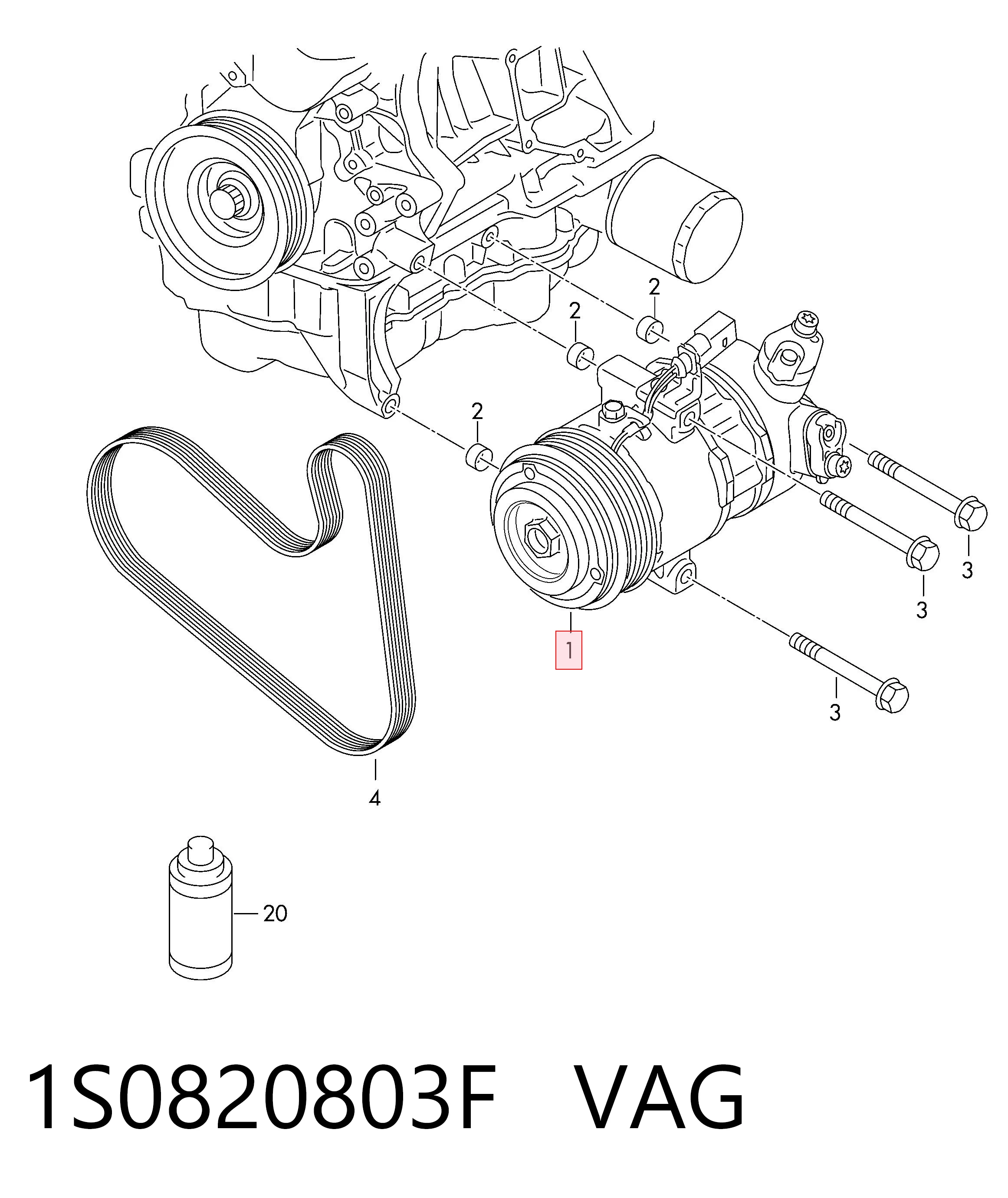 1S0820803F VAG