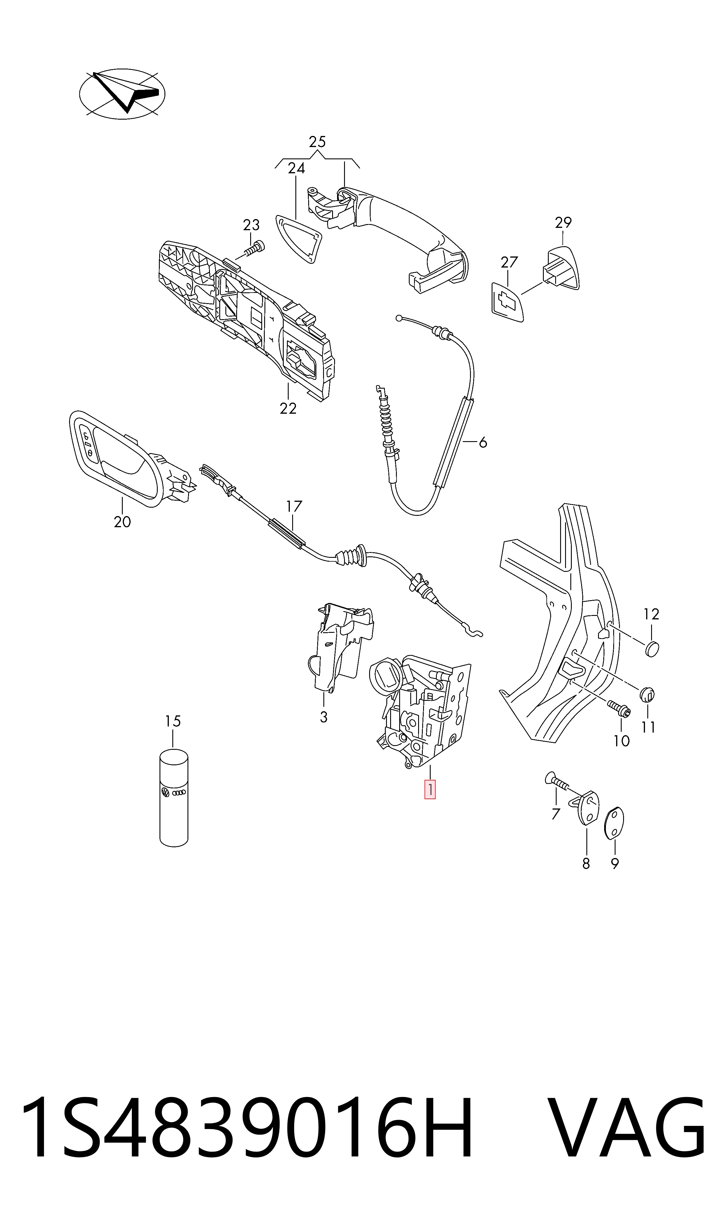 1S4839016H VAG