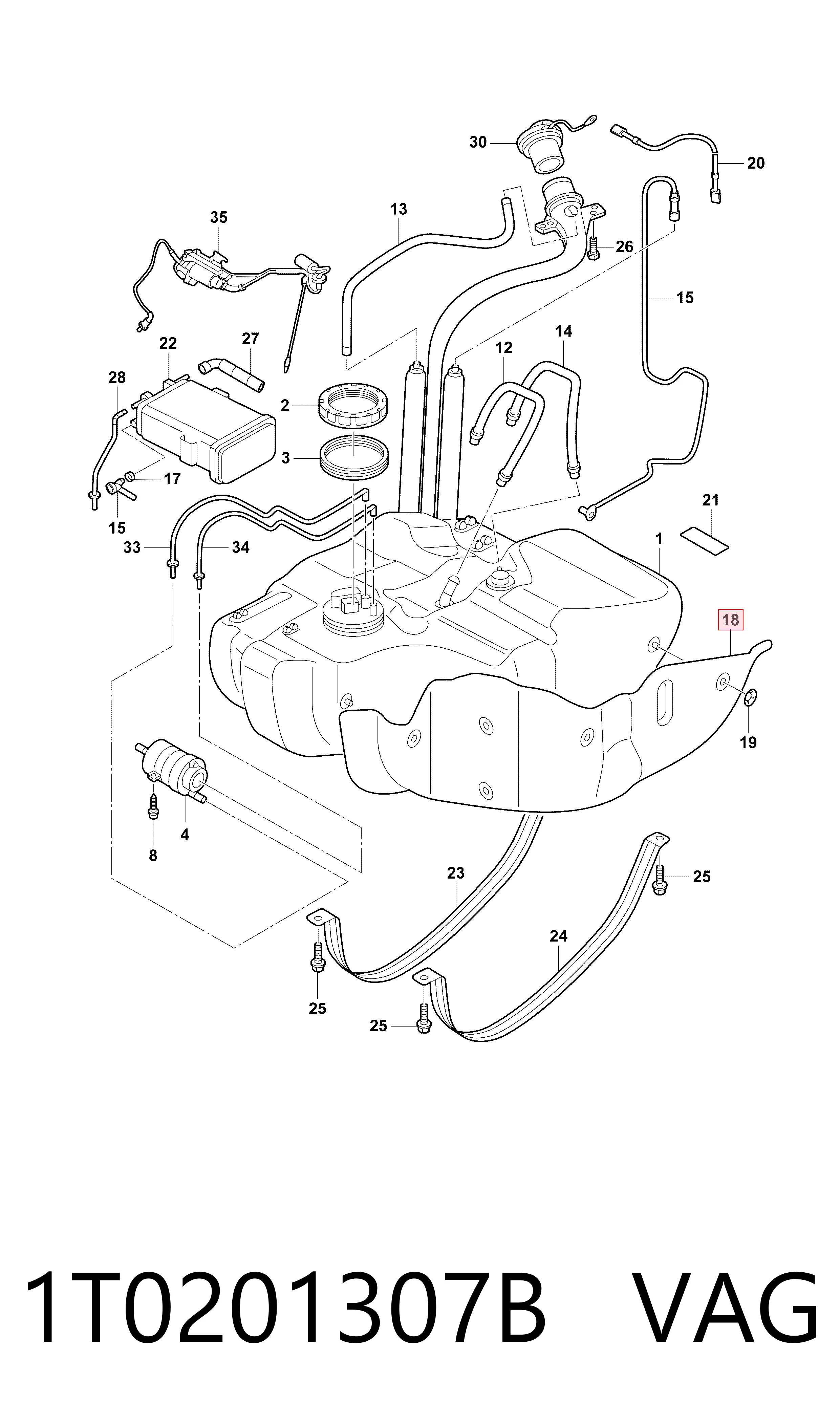1T0201307B VAG
