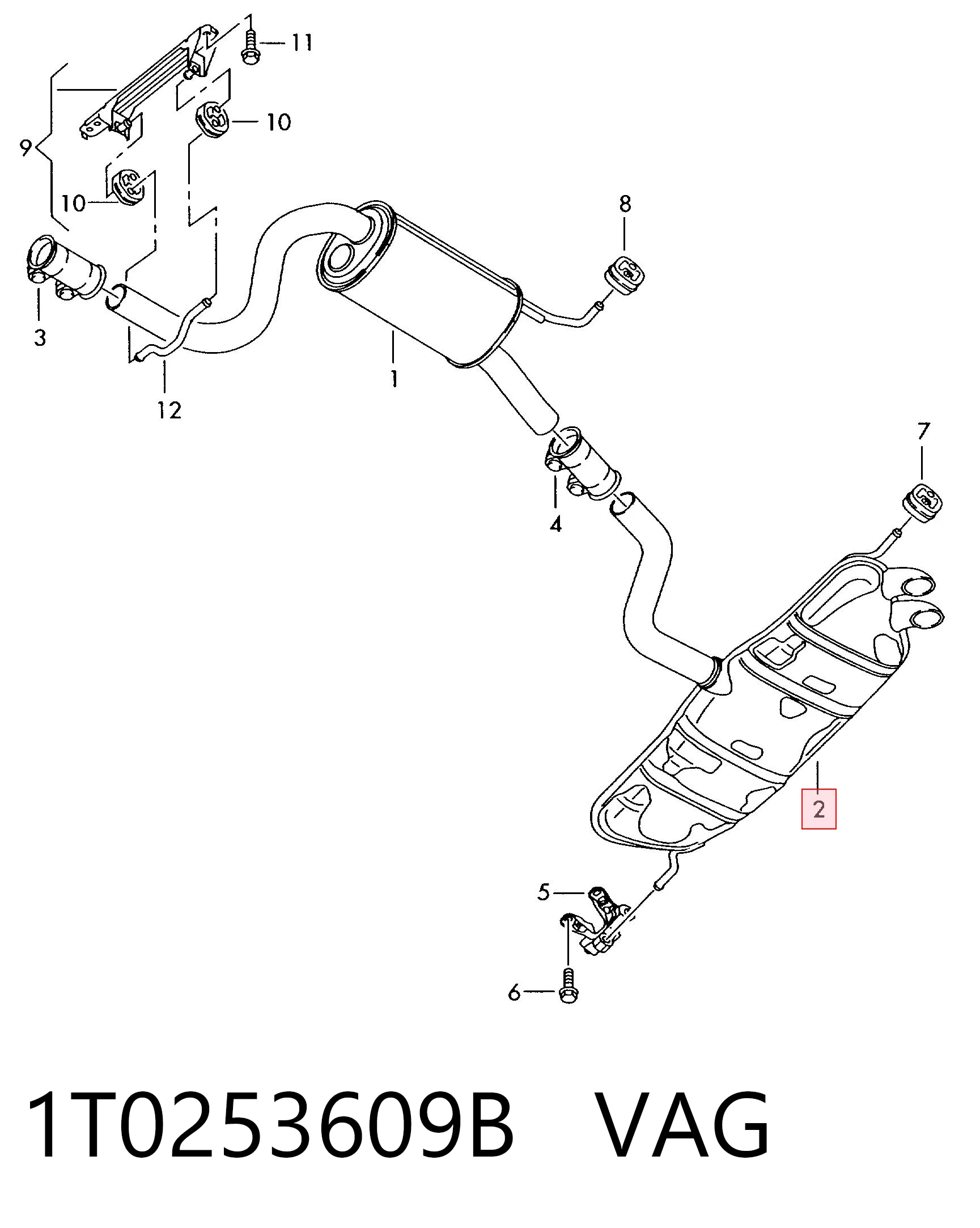 1T0253609B VAG