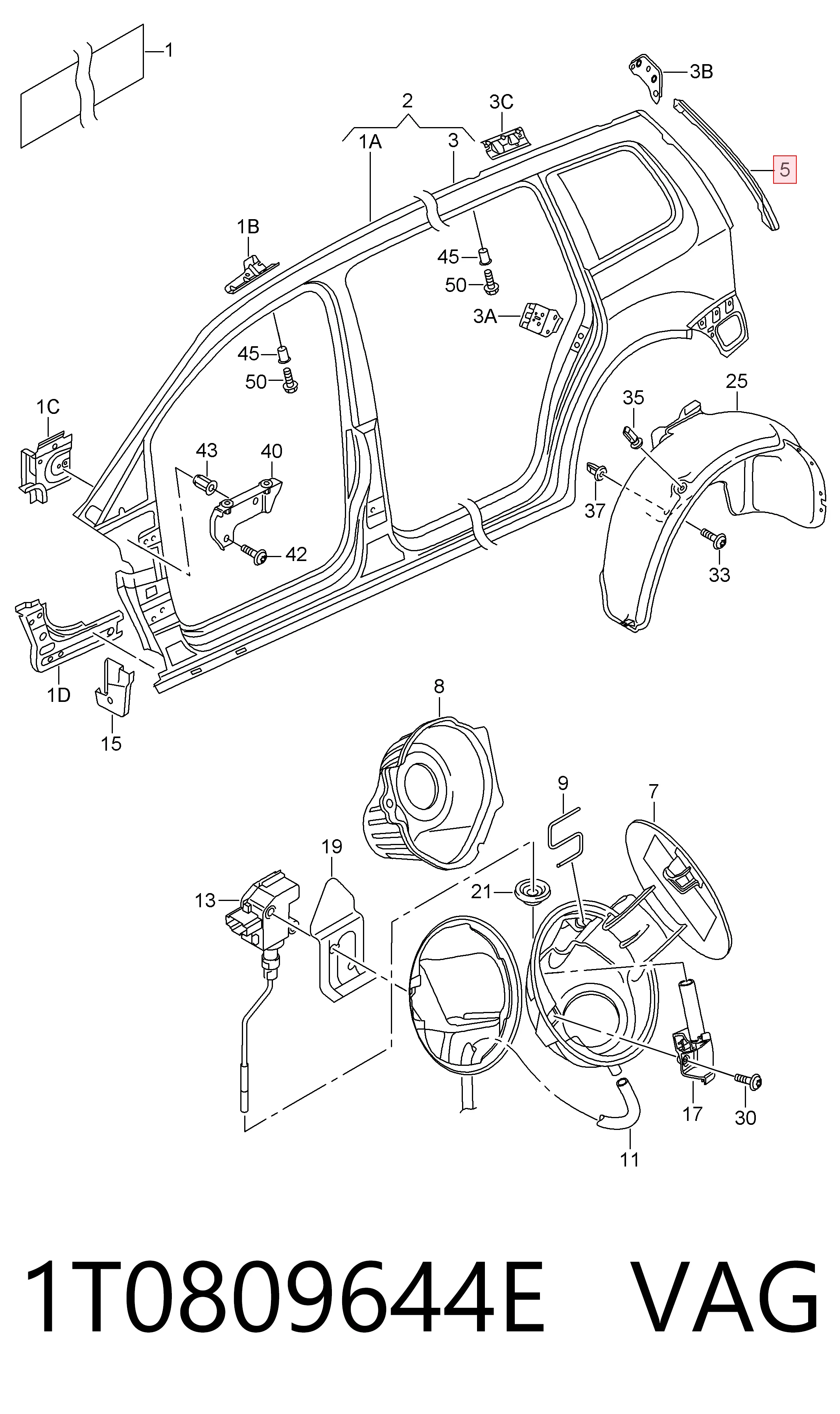 1T0809644E VAG