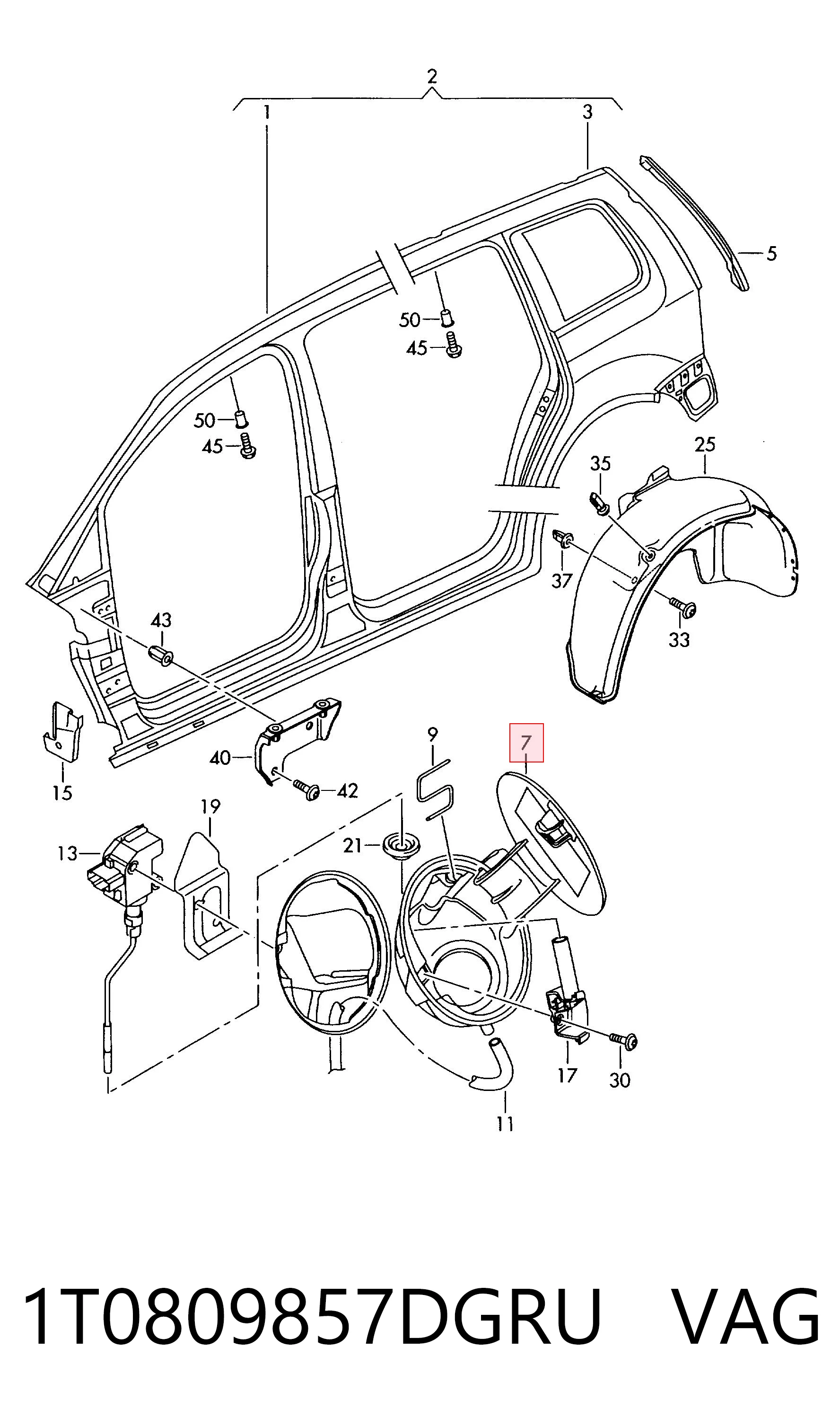 1T0809857DGRU VAG