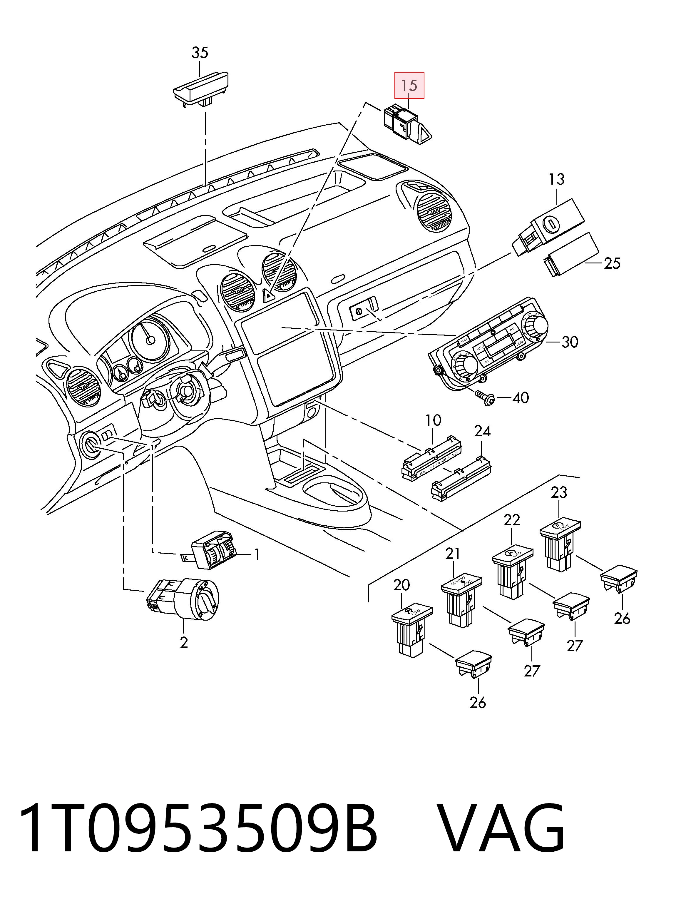 1T0953509B VAG