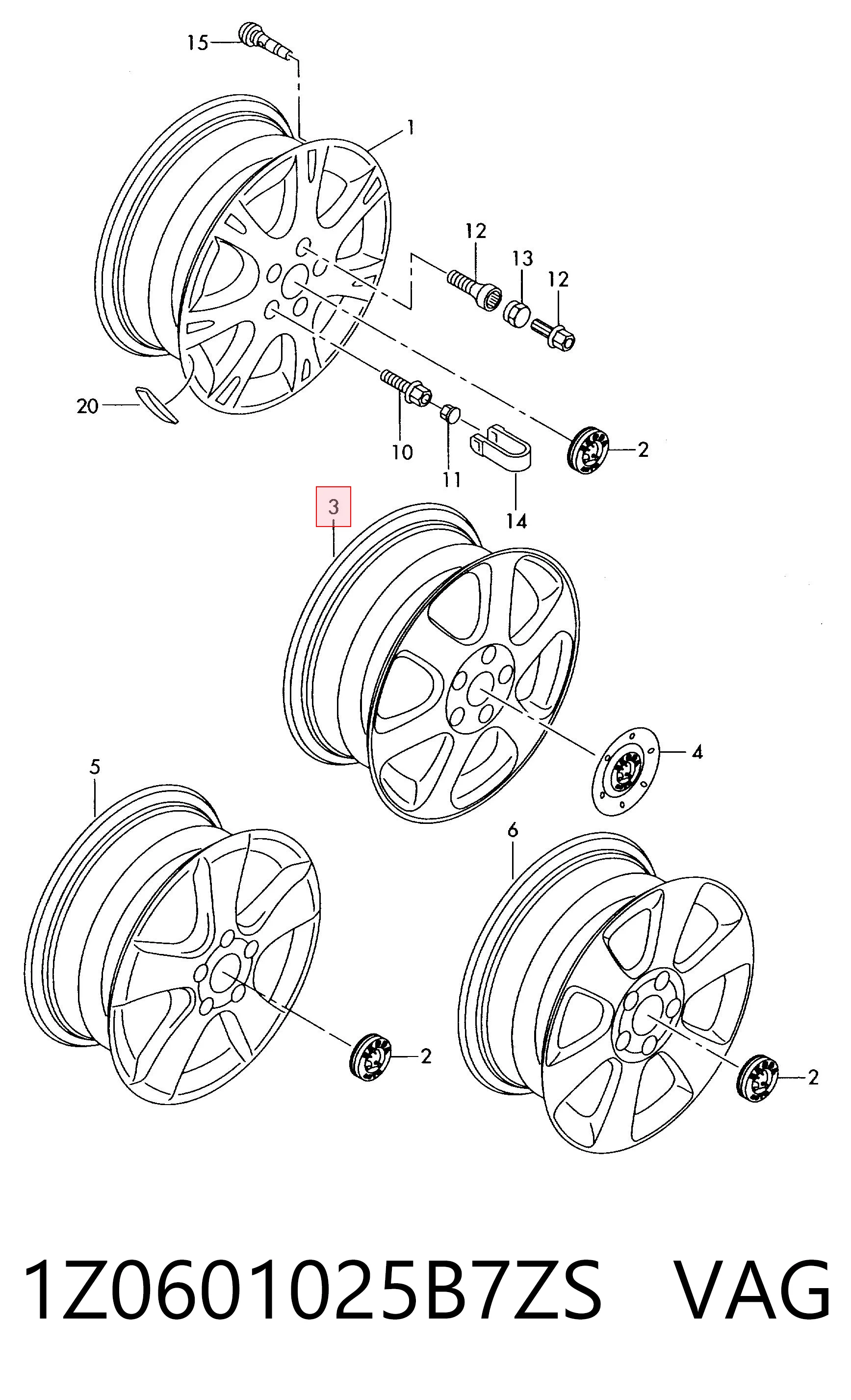 Aros para Skoda Octavia II A5 1Z3
