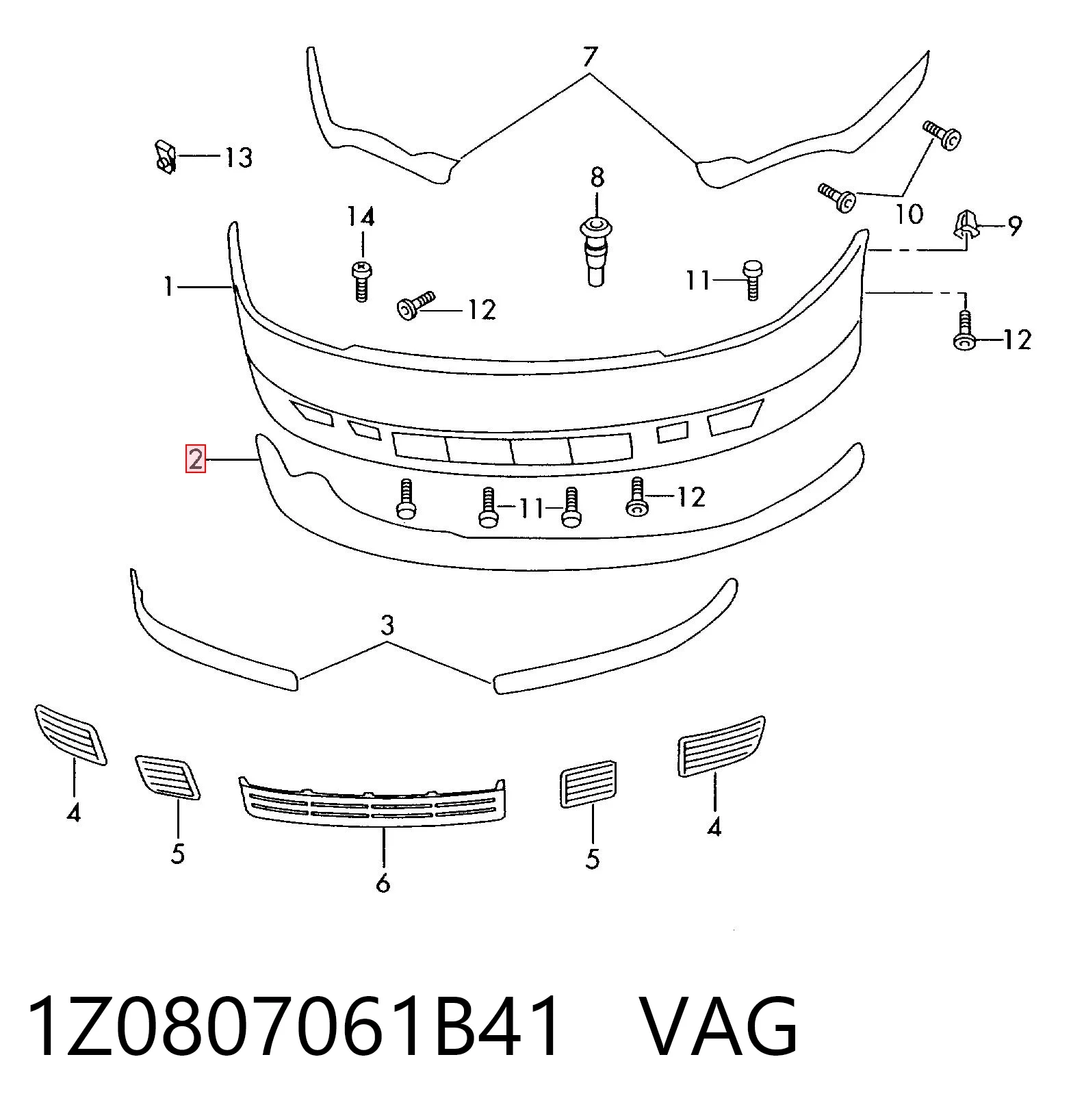 1Z0807061B41 VAG
