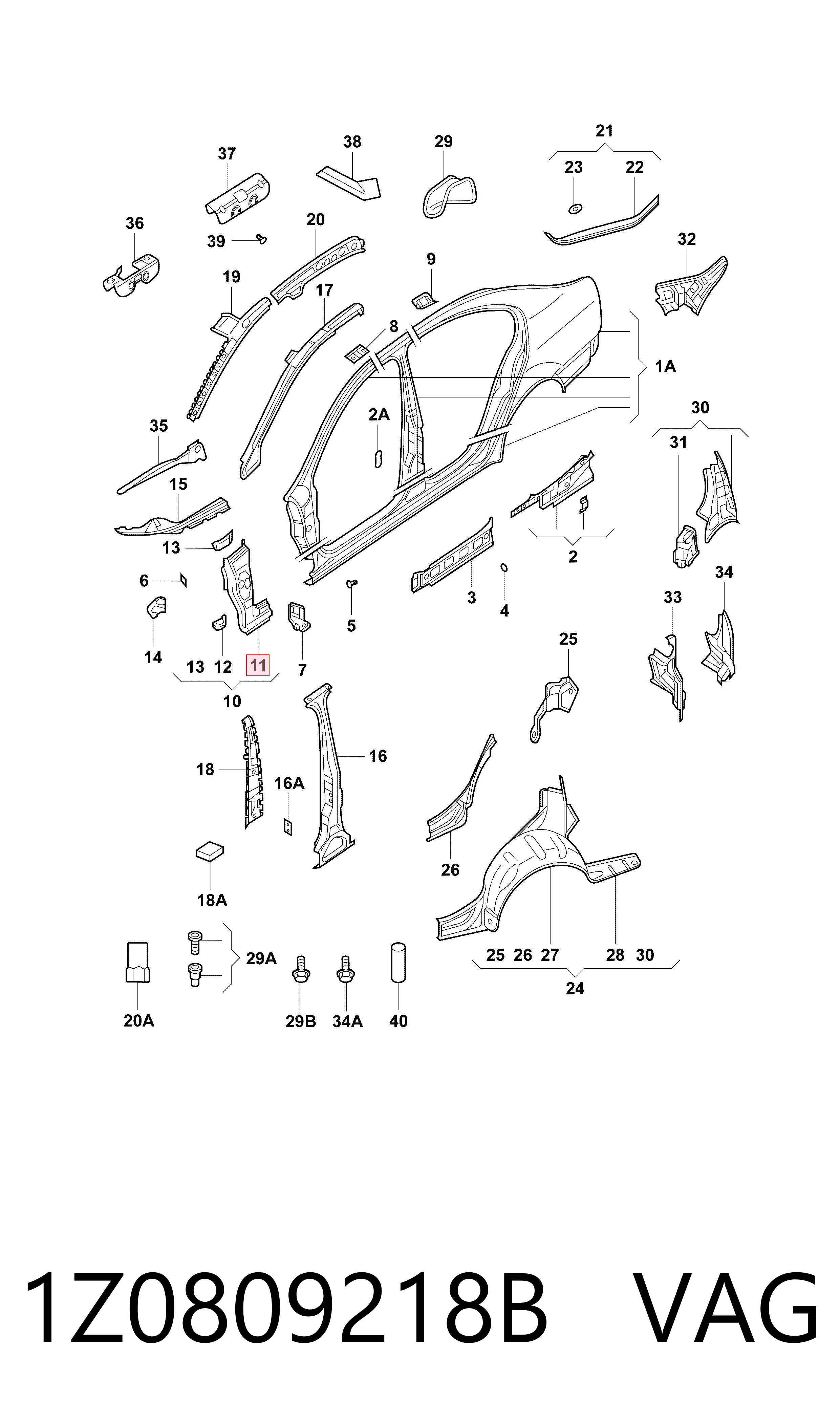 1Z0809218B VAG