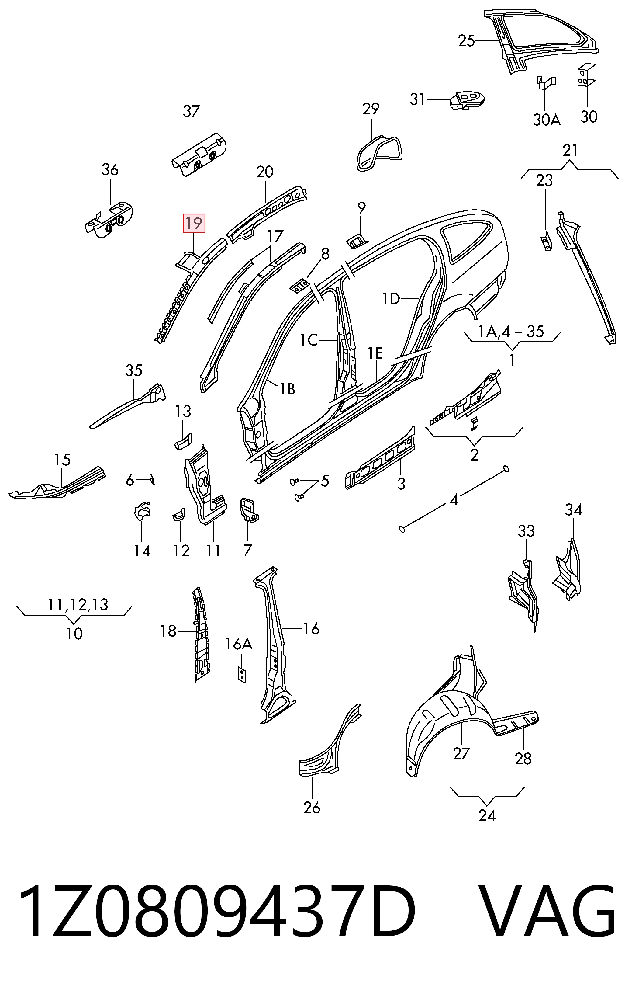 1Z0809437D VAG