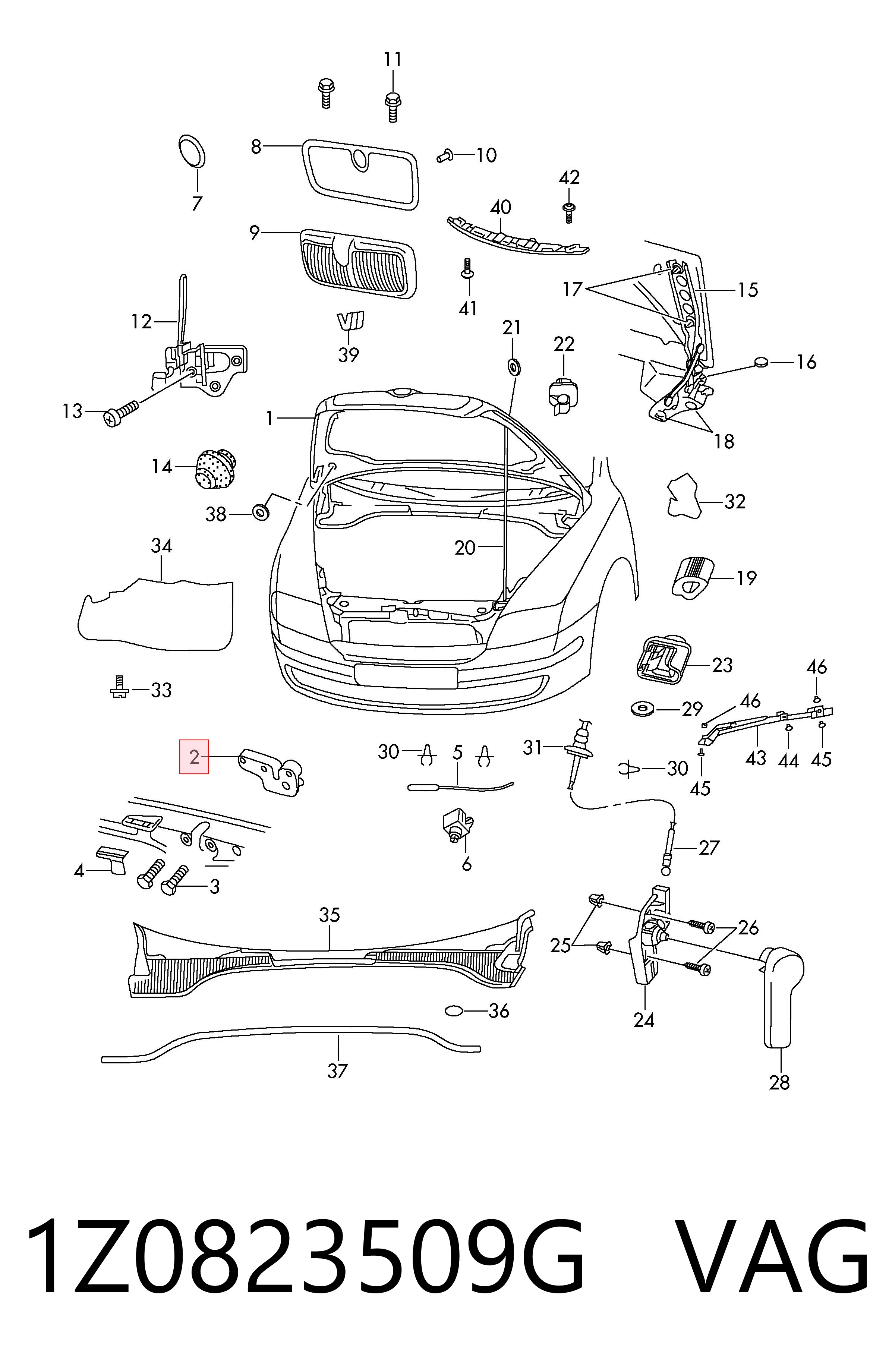 1Z0823509G VAG