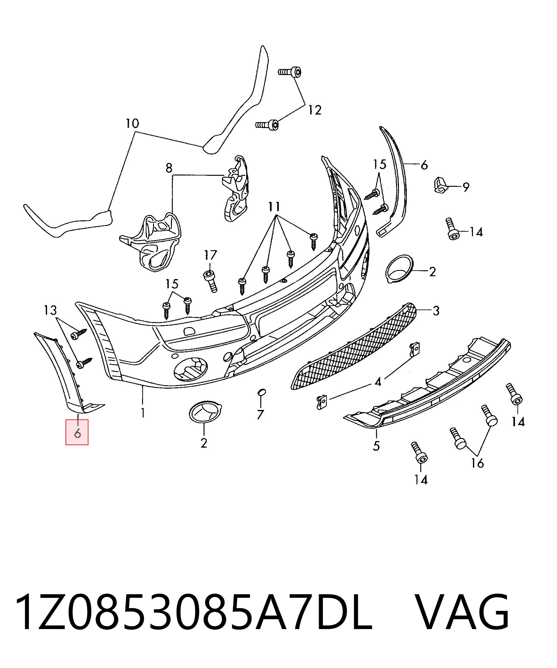 1Z0853085A7DL VAG