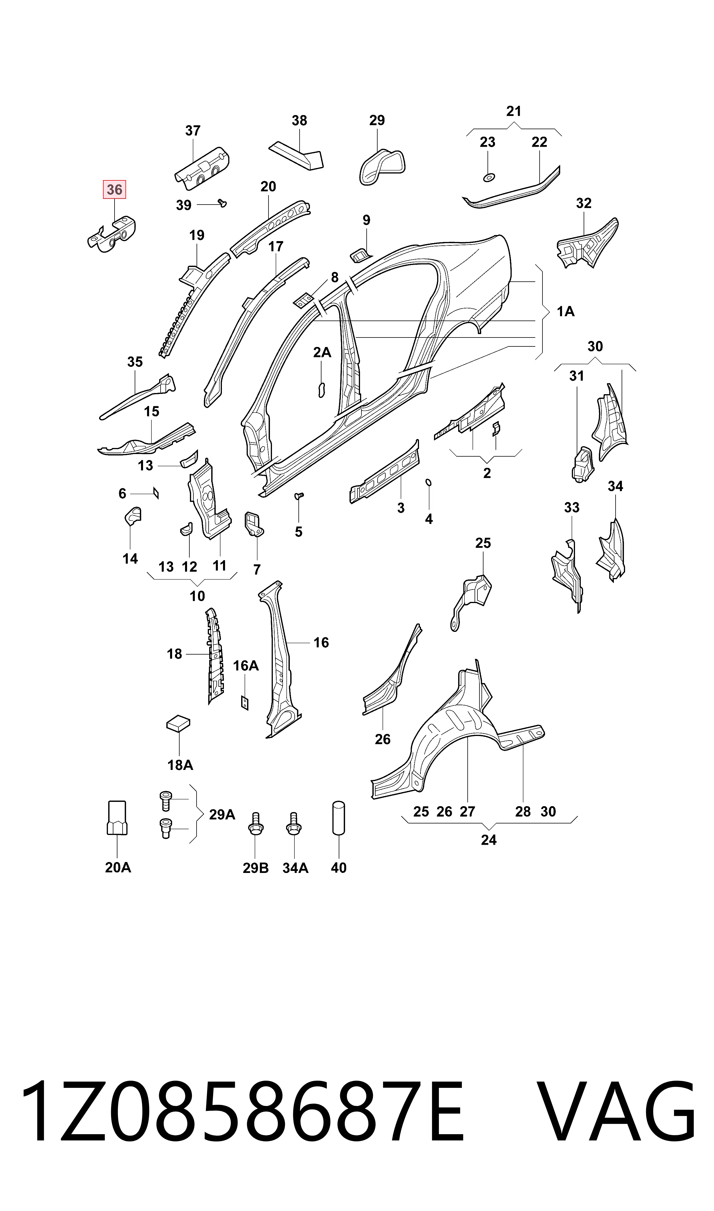 1Z0858687E VAG 