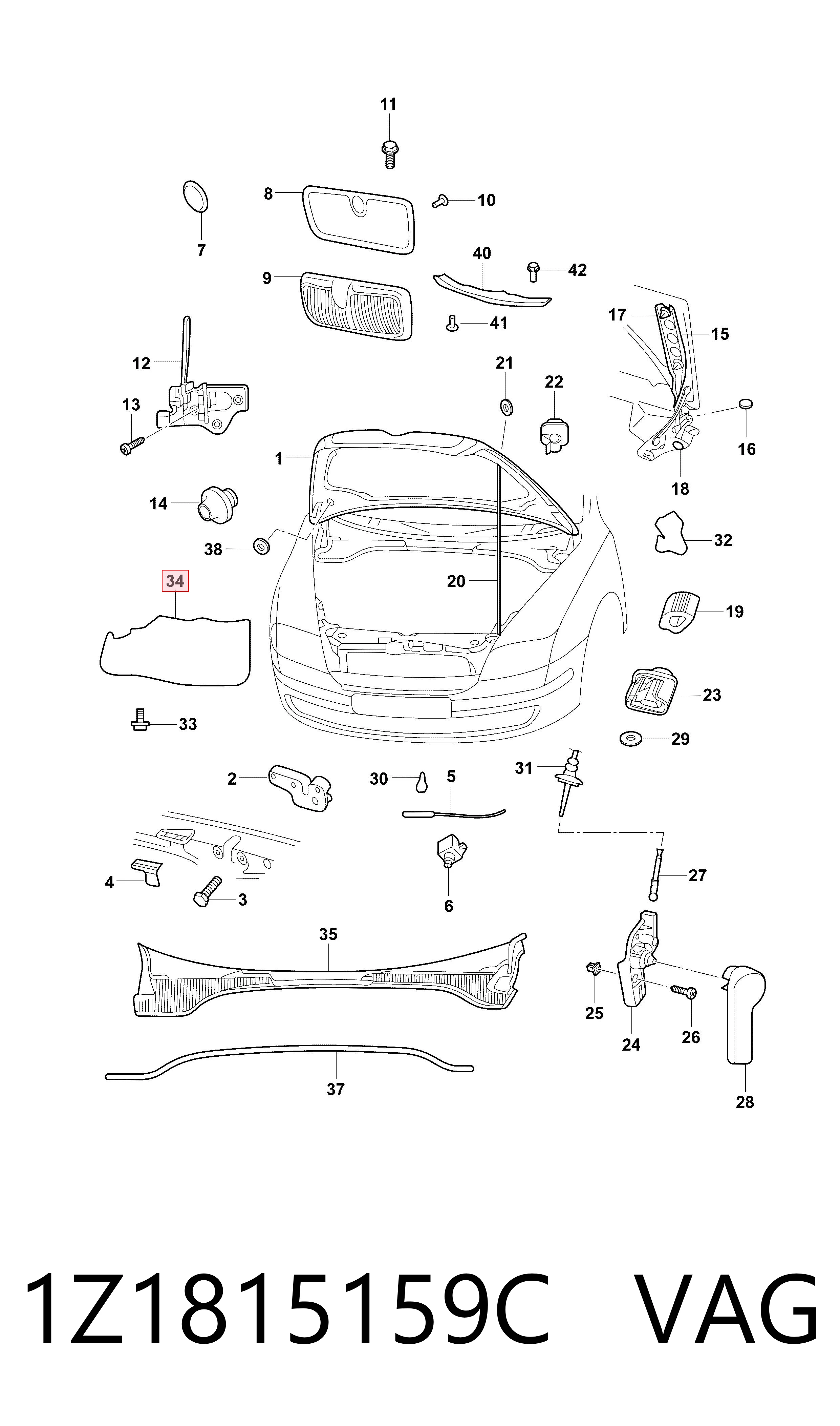 1Z1815159C VAG 