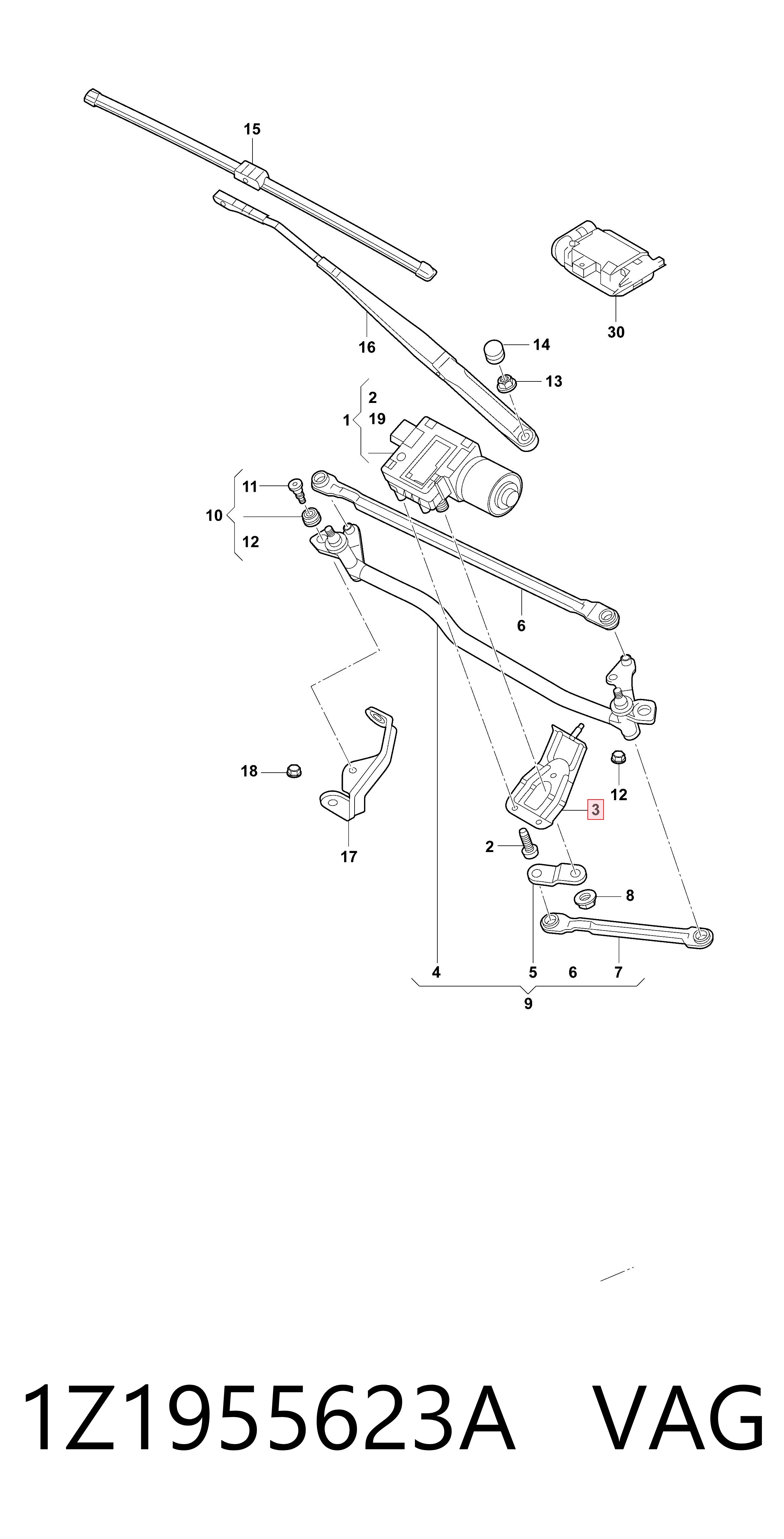 1Z1955623A VAG 
