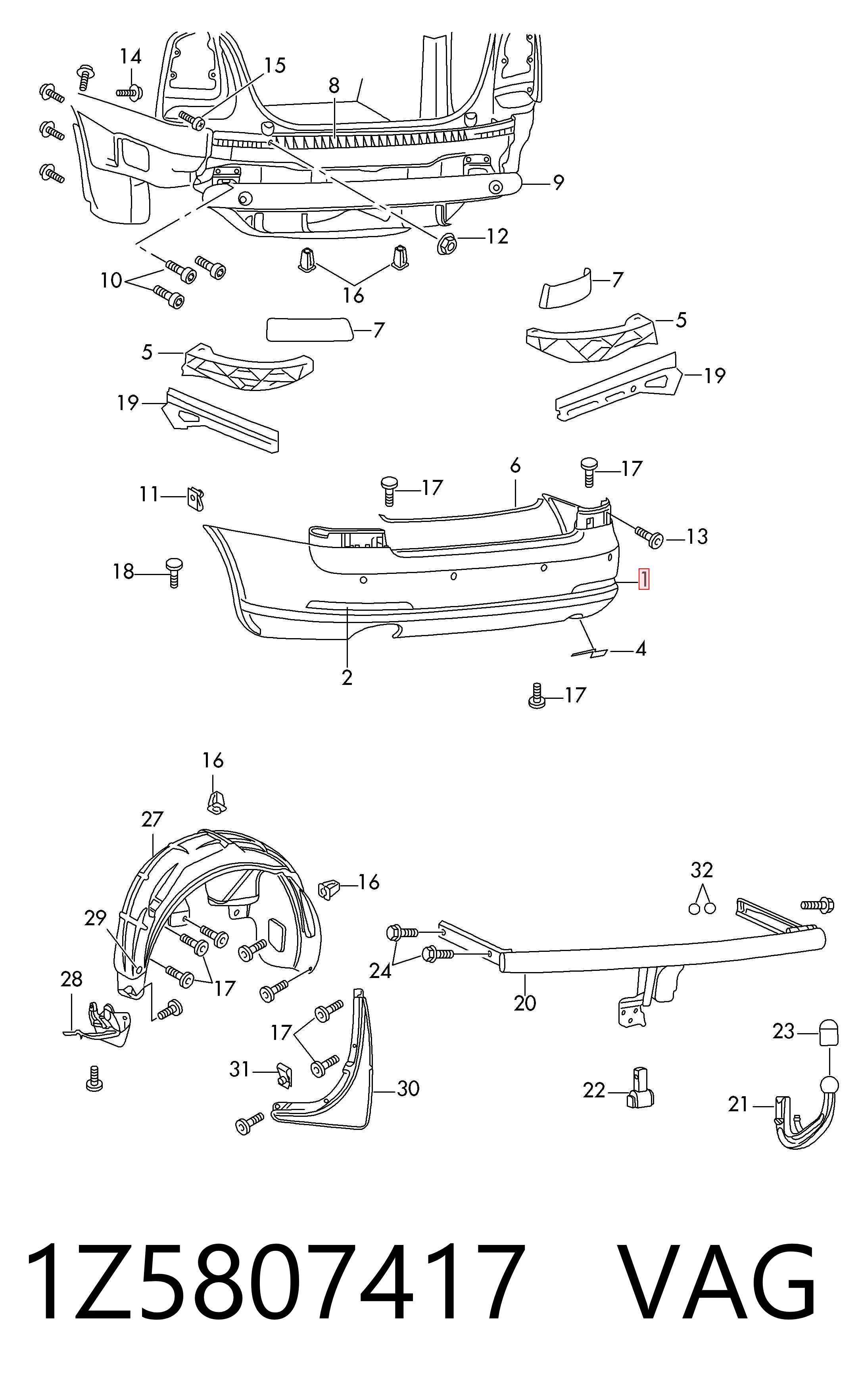 1Z5807417 VAG