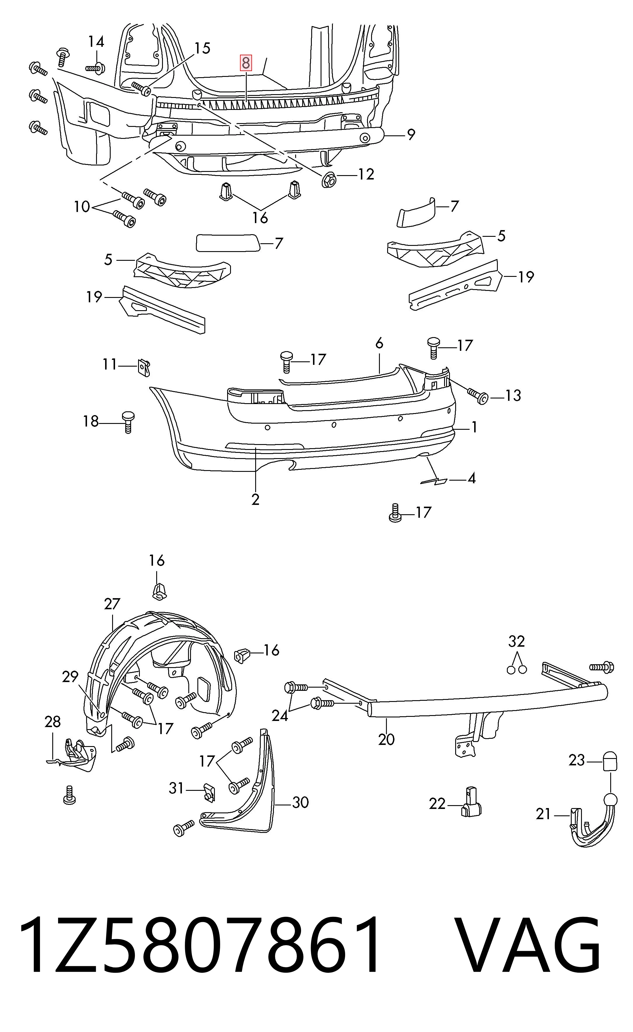 1Z5807861 VAG