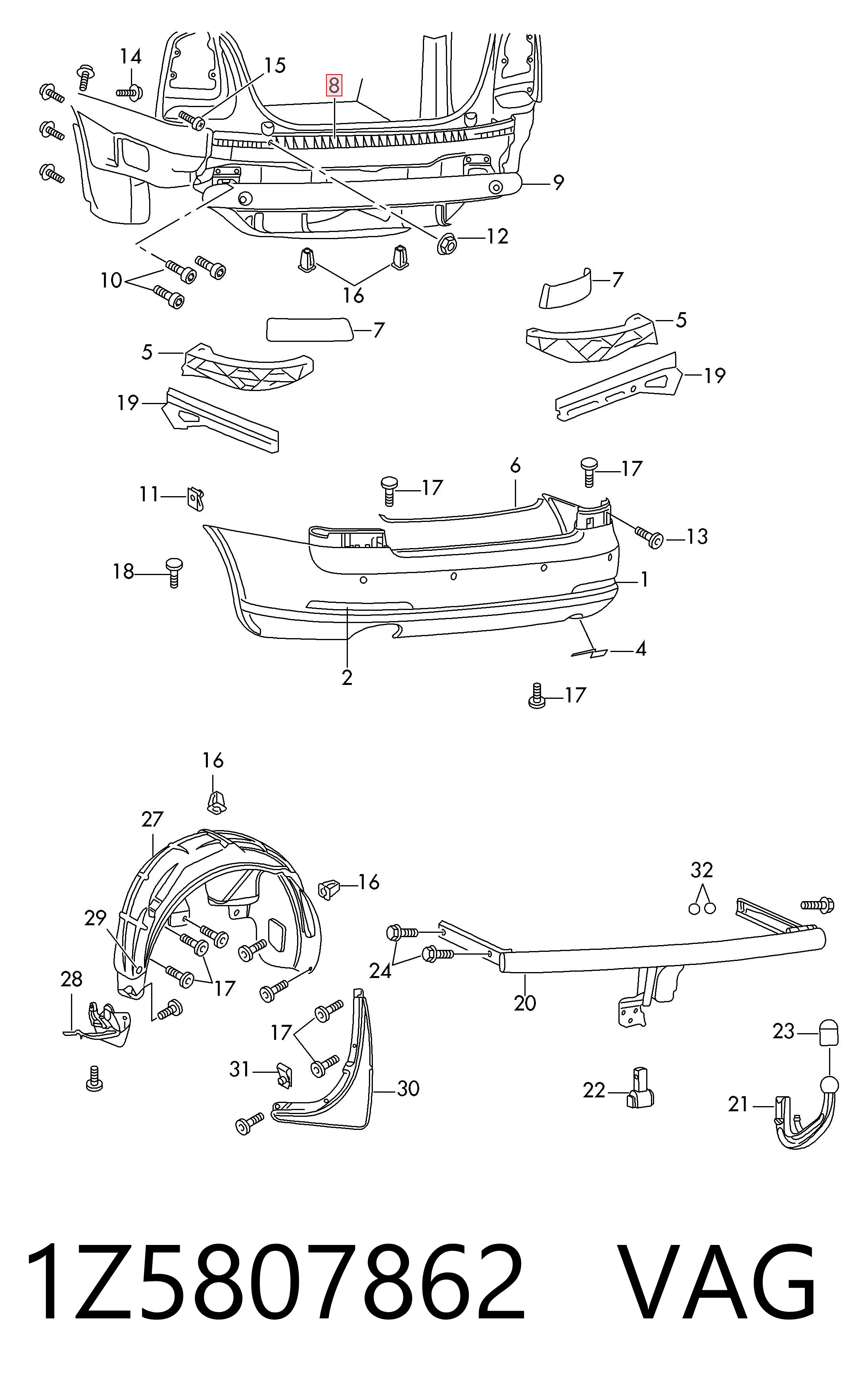 1Z5807862 VAG
