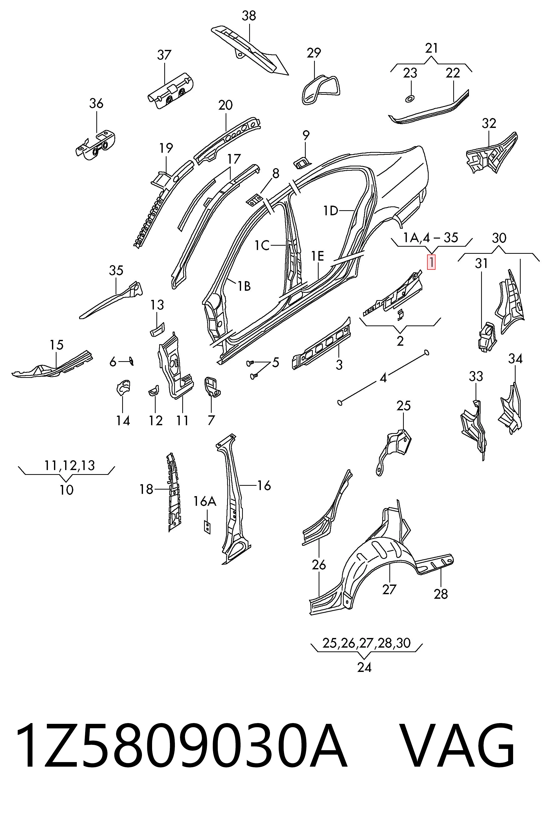 1Z5809030A VAG