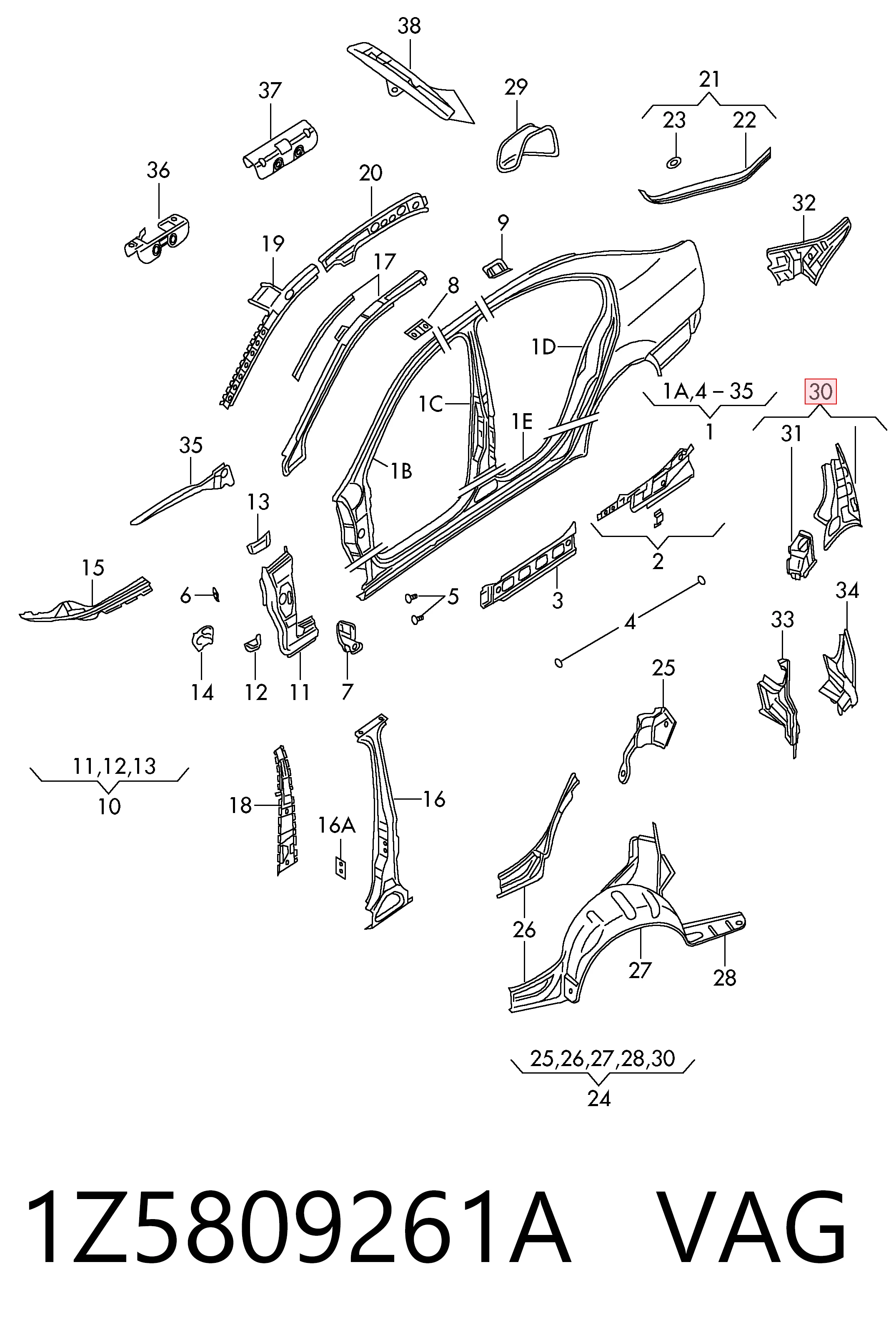 1Z5809261A VAG