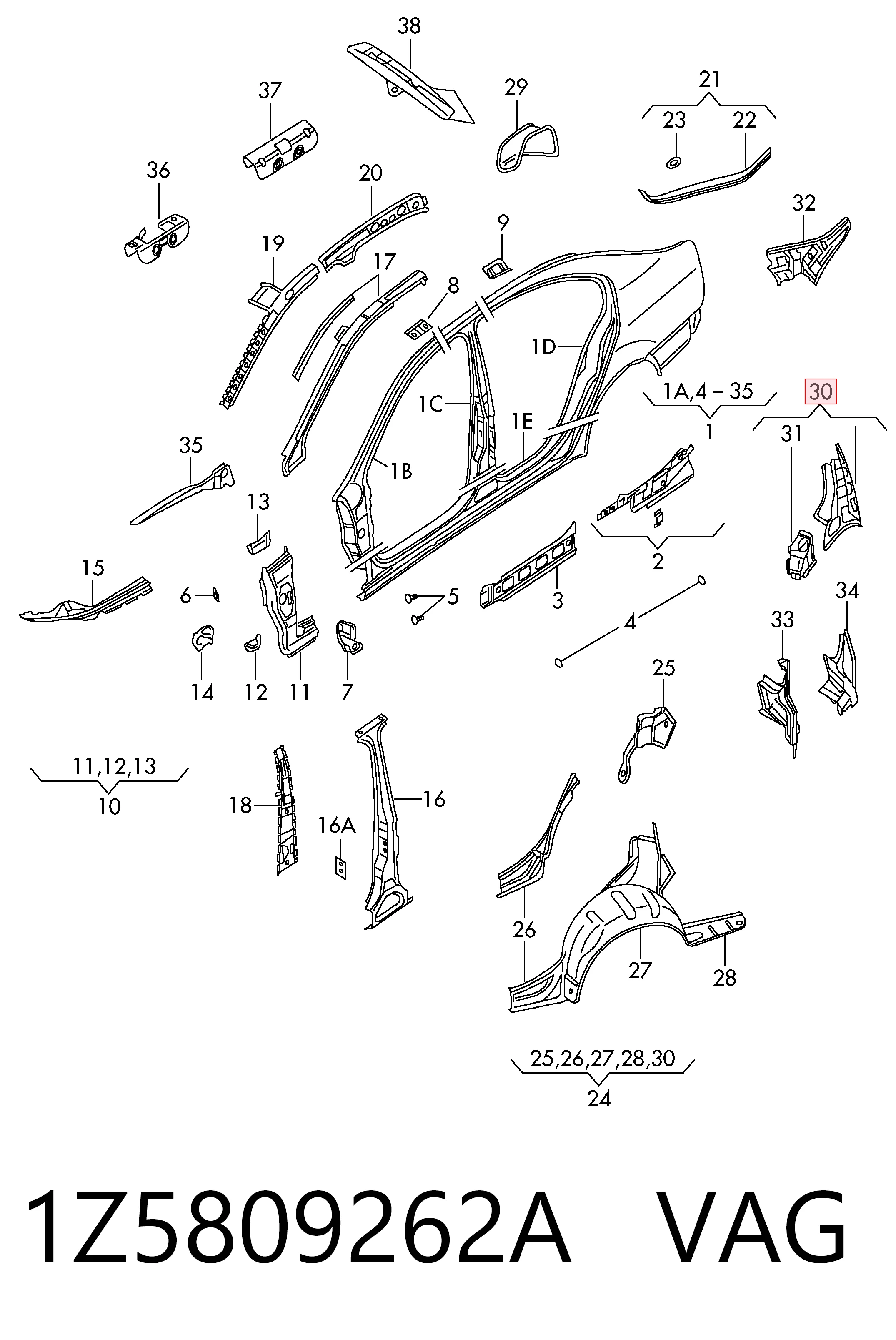 1Z5809262A VAG