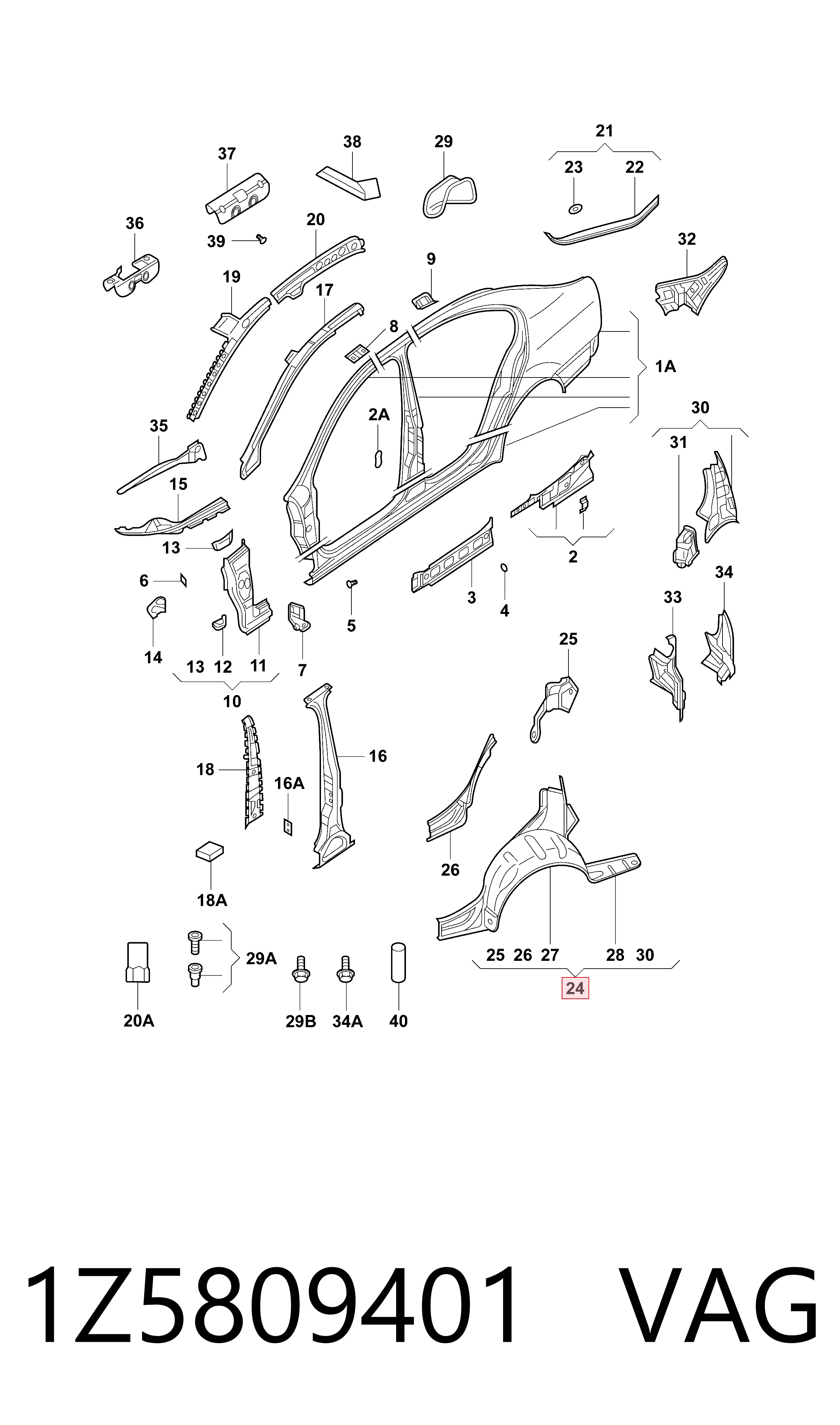 1Z5809401 VAG
