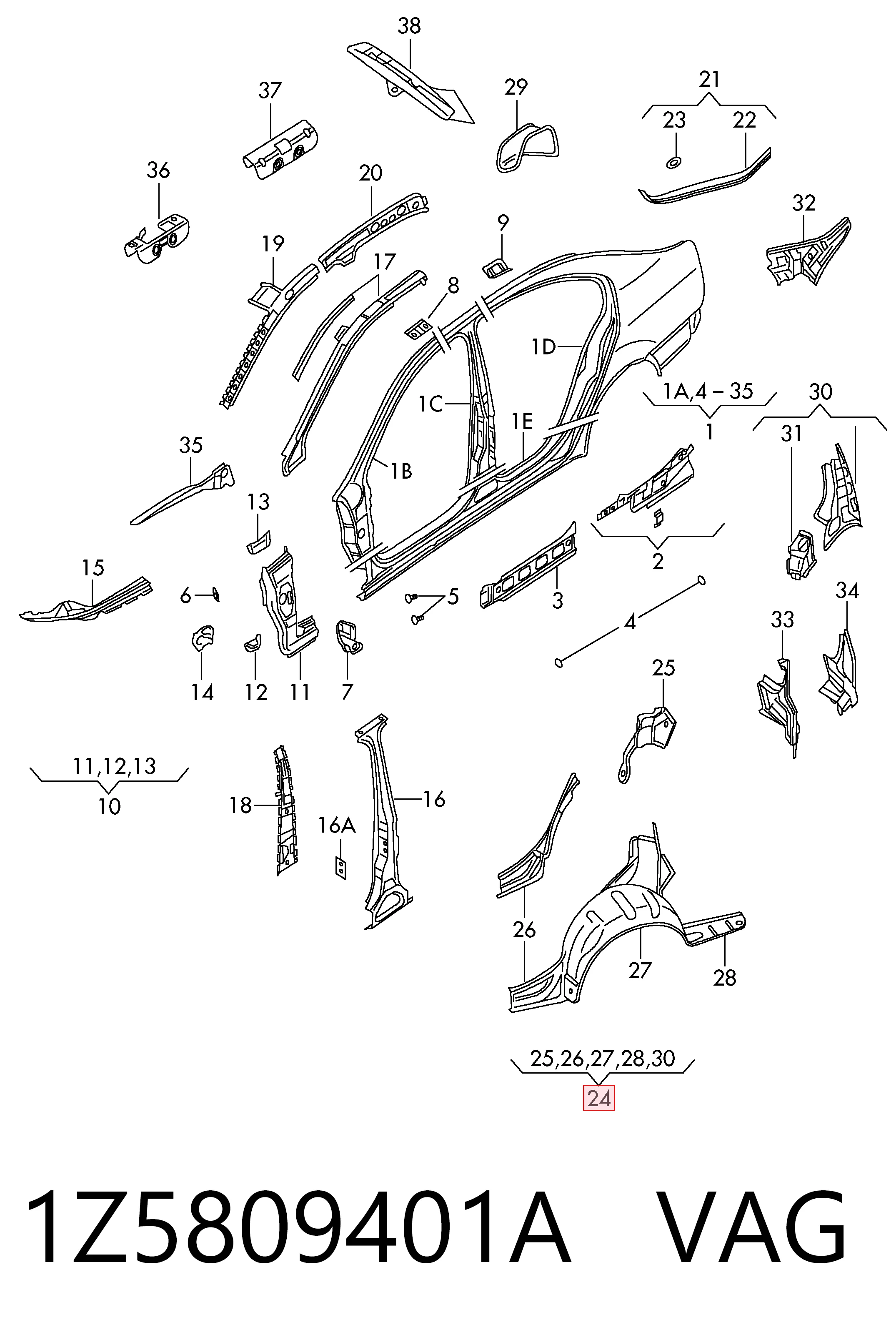 1Z5809401A VAG 