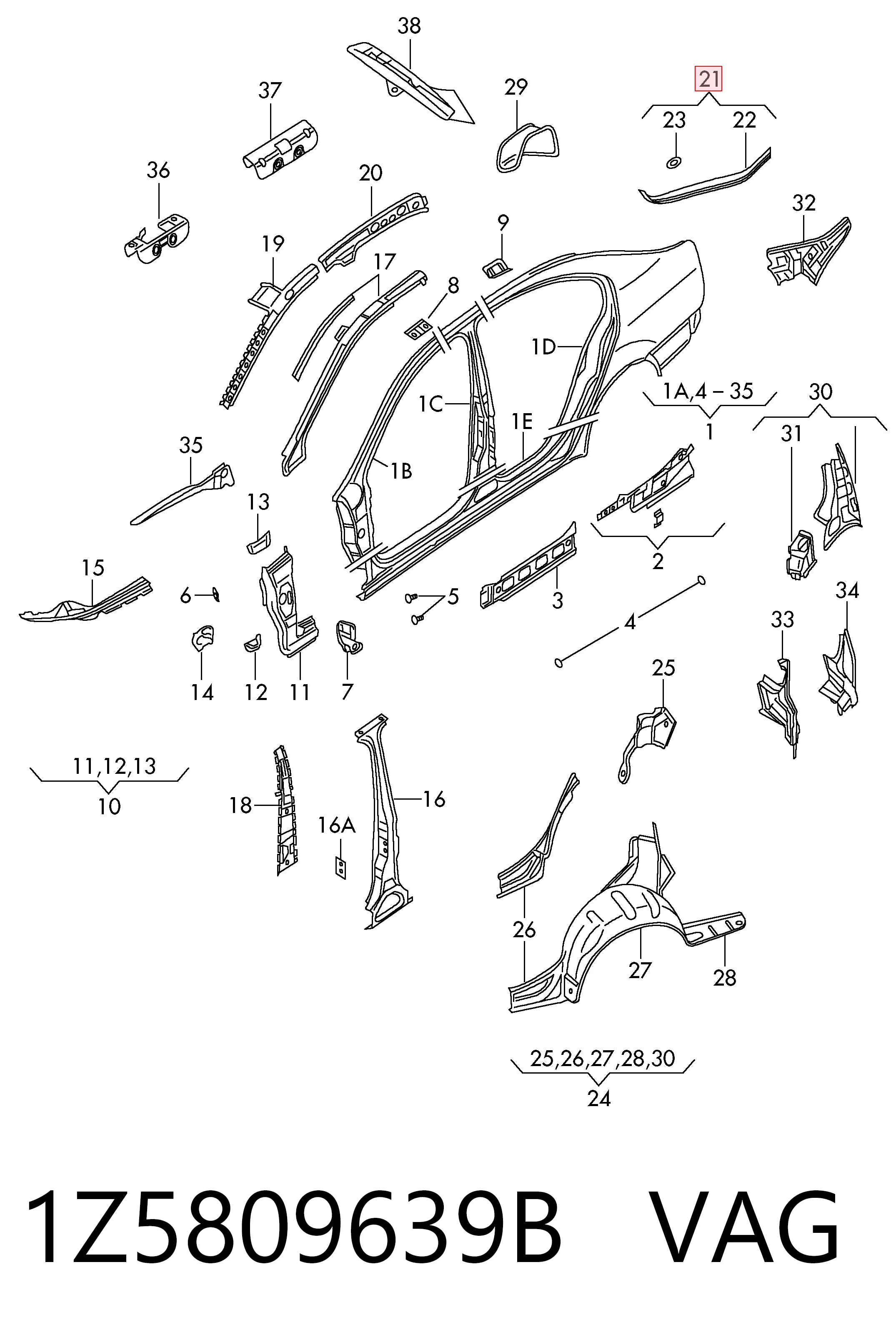 1Z5809639B VAG