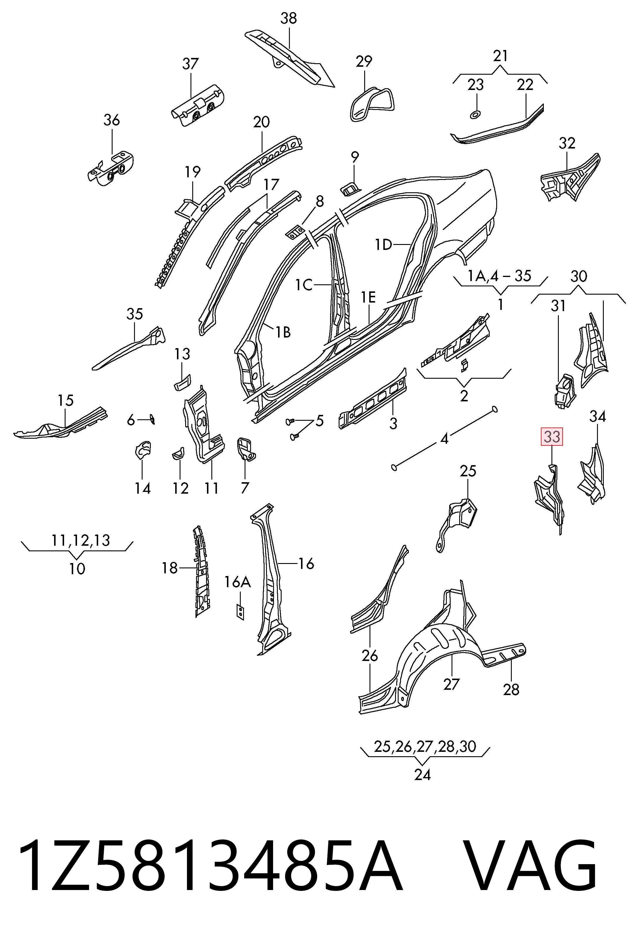 1Z5813485A VAG
