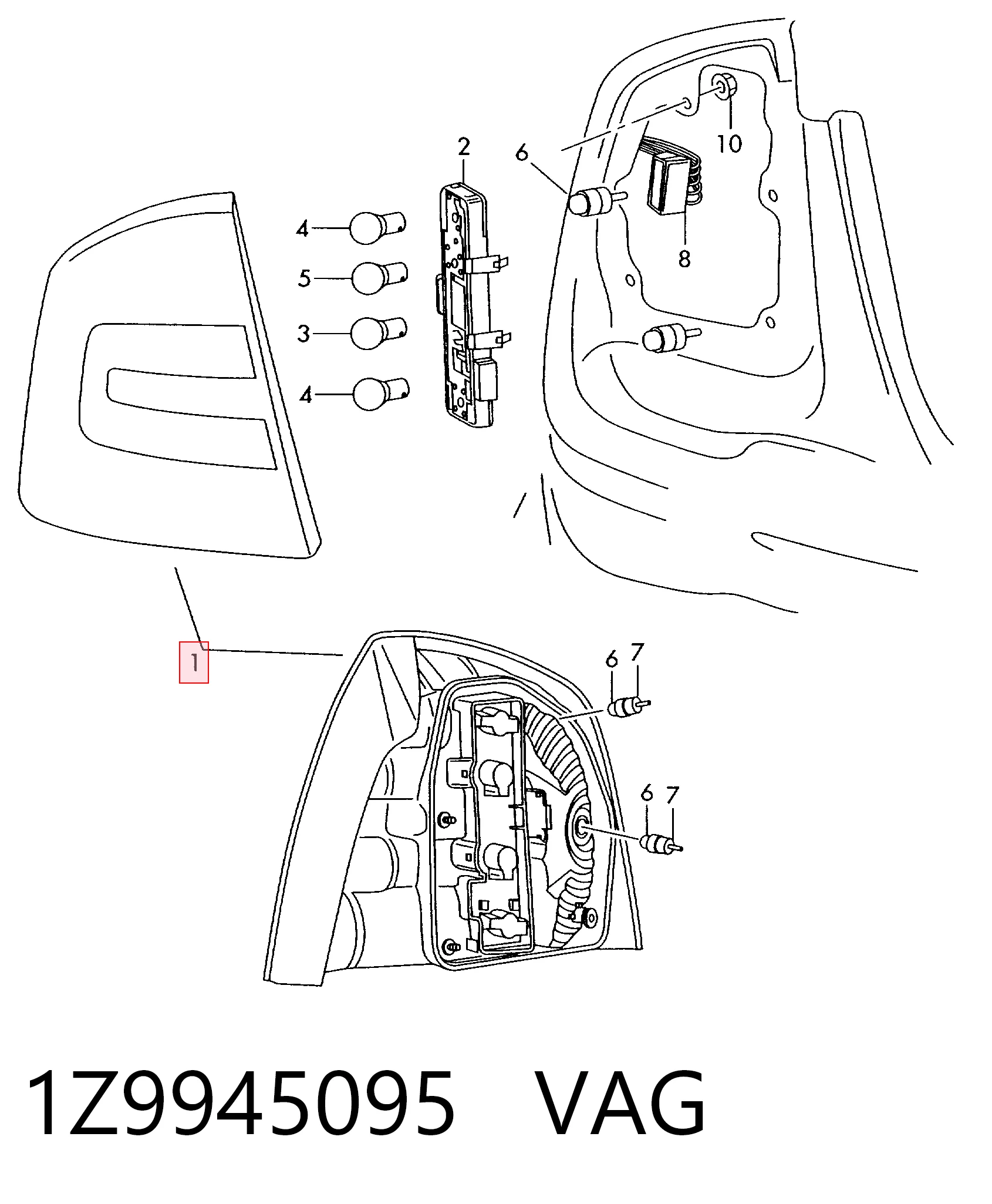 1Z9945095 VAG