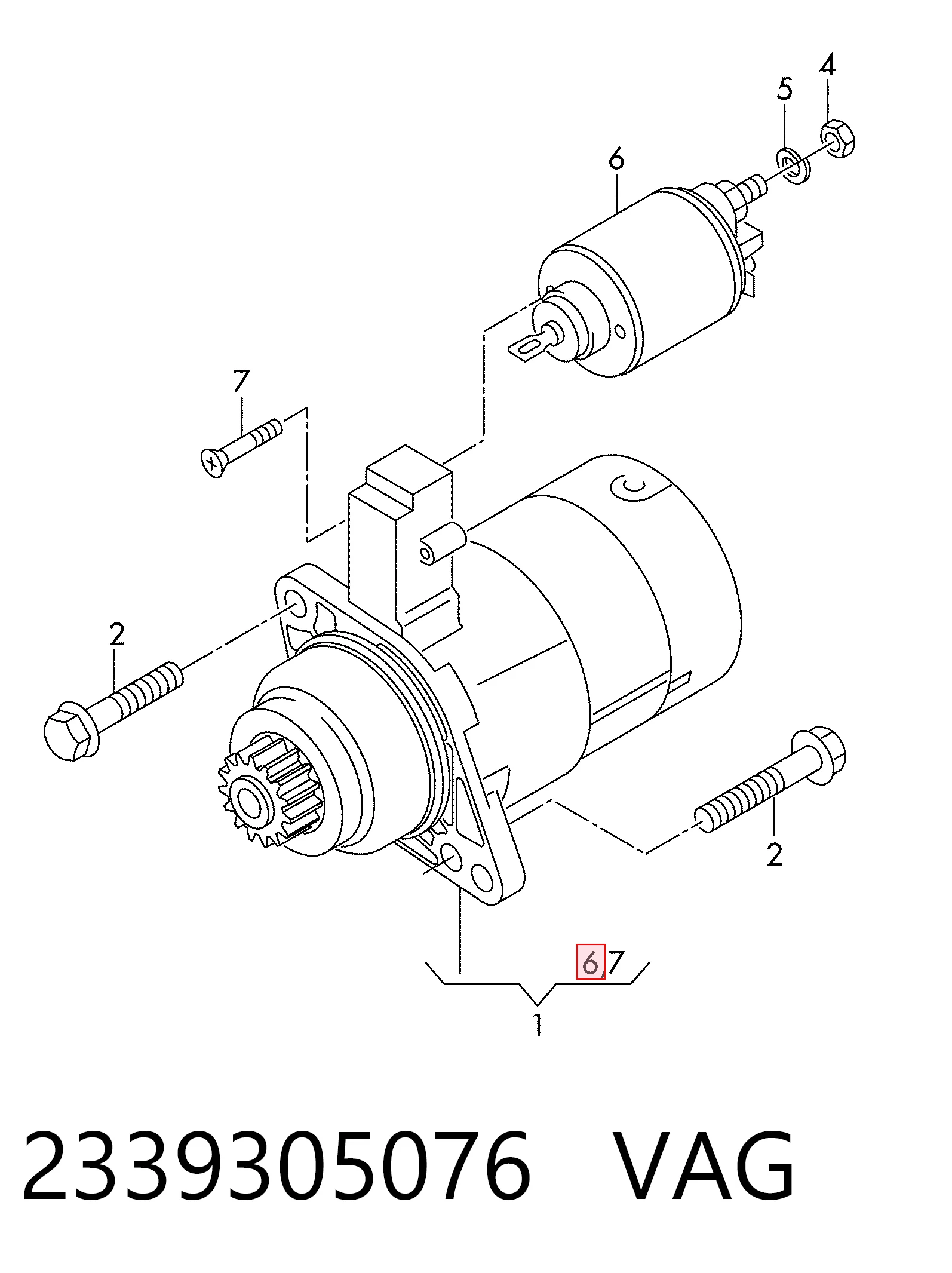 Precio del repuesto Interruptor solenoide Altea  monovolumen
