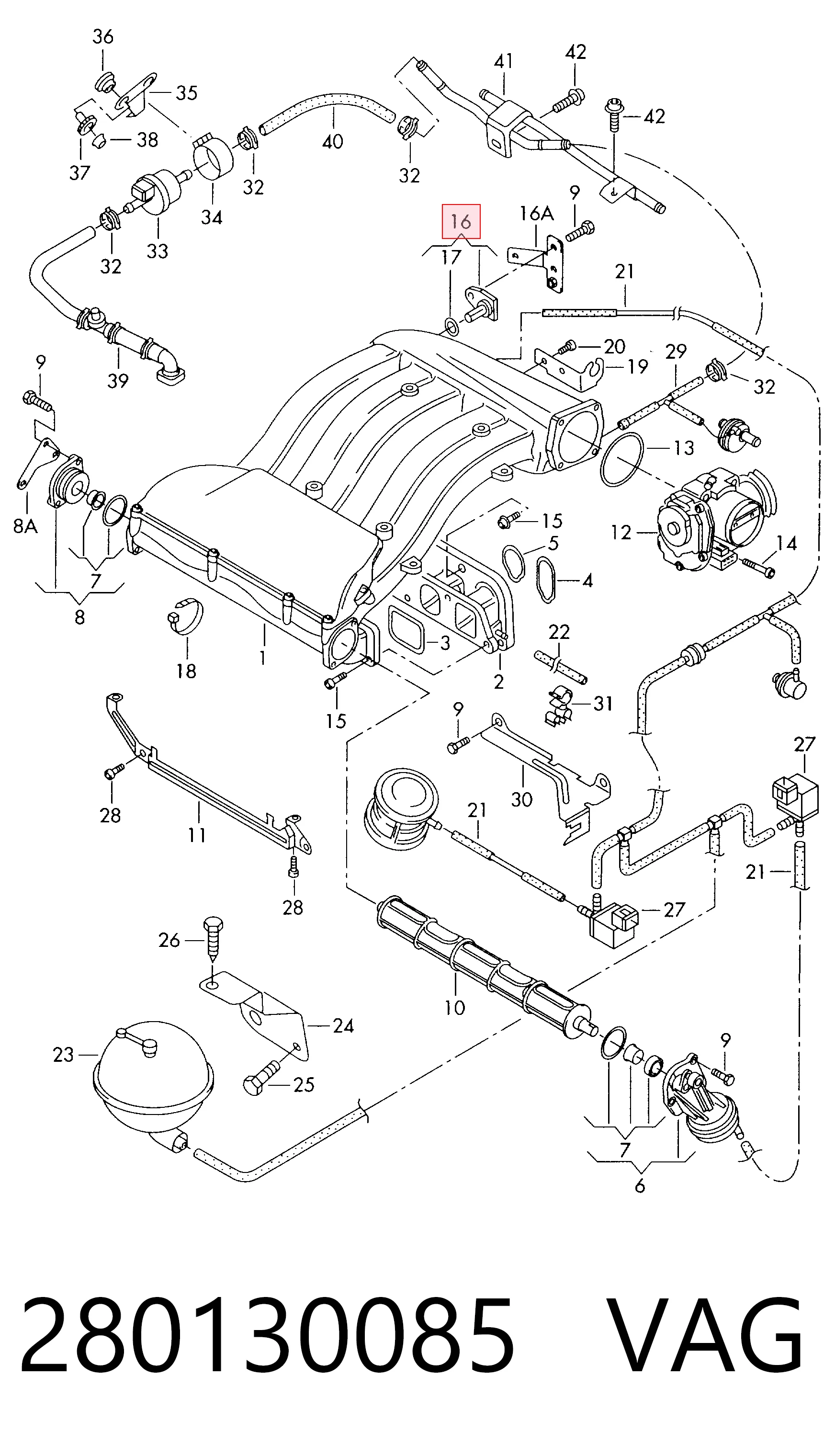 Sensor de temperatura de mezcla de aire Audi A3  desde 10,91 €