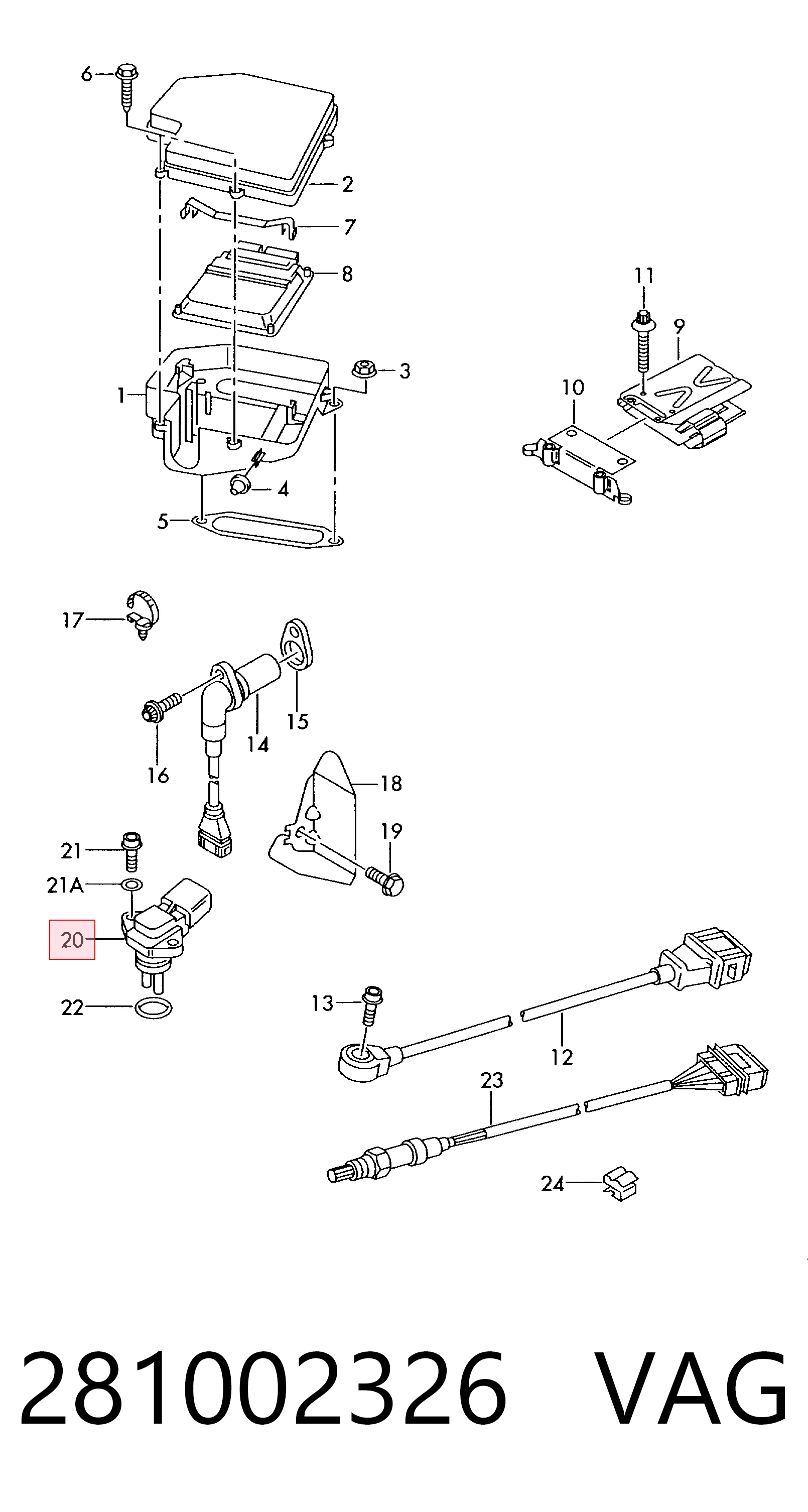 Sensor de presión del colector de admisión 0059906051 Mercedes