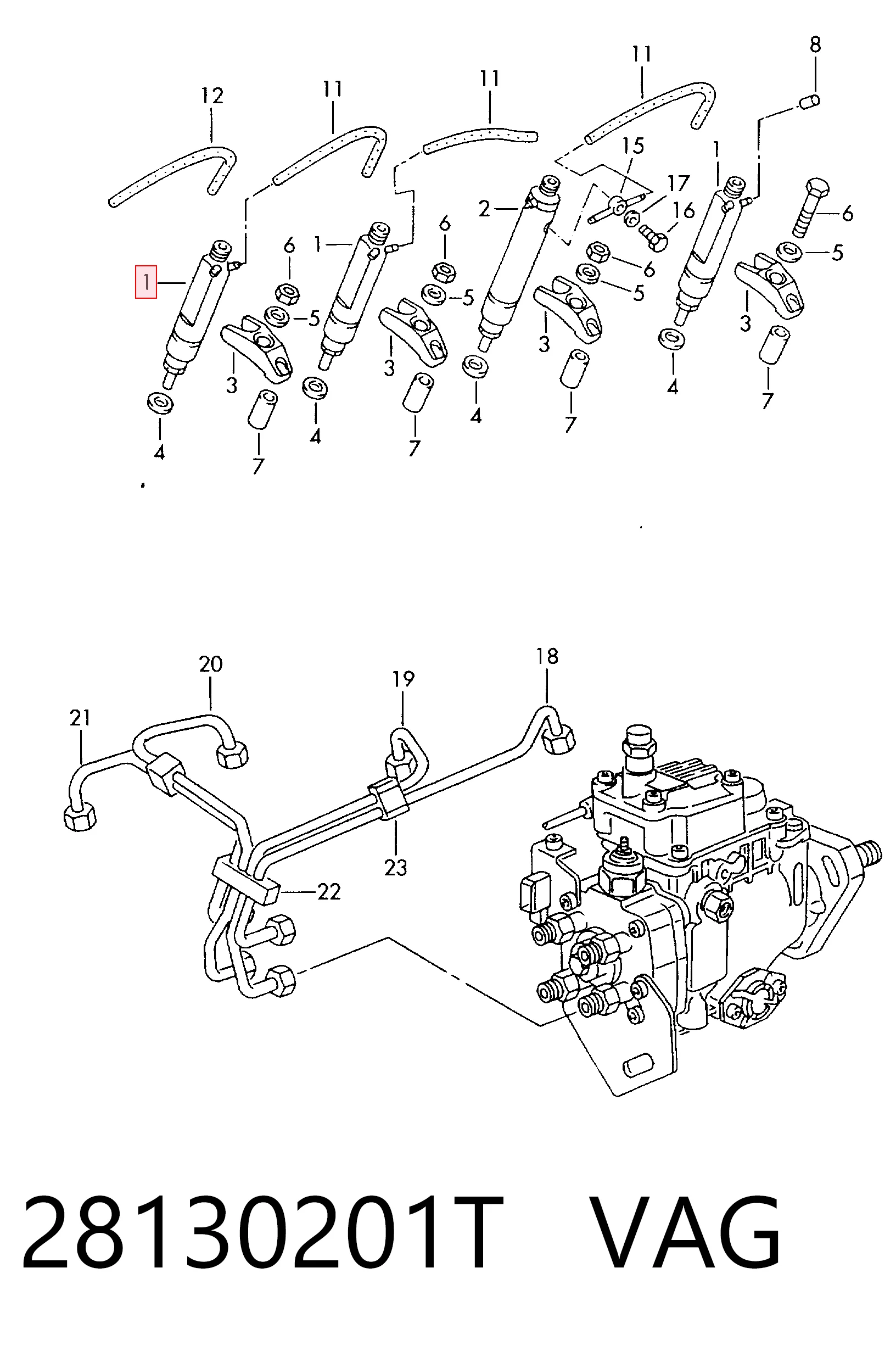  Inyector Audi A6 