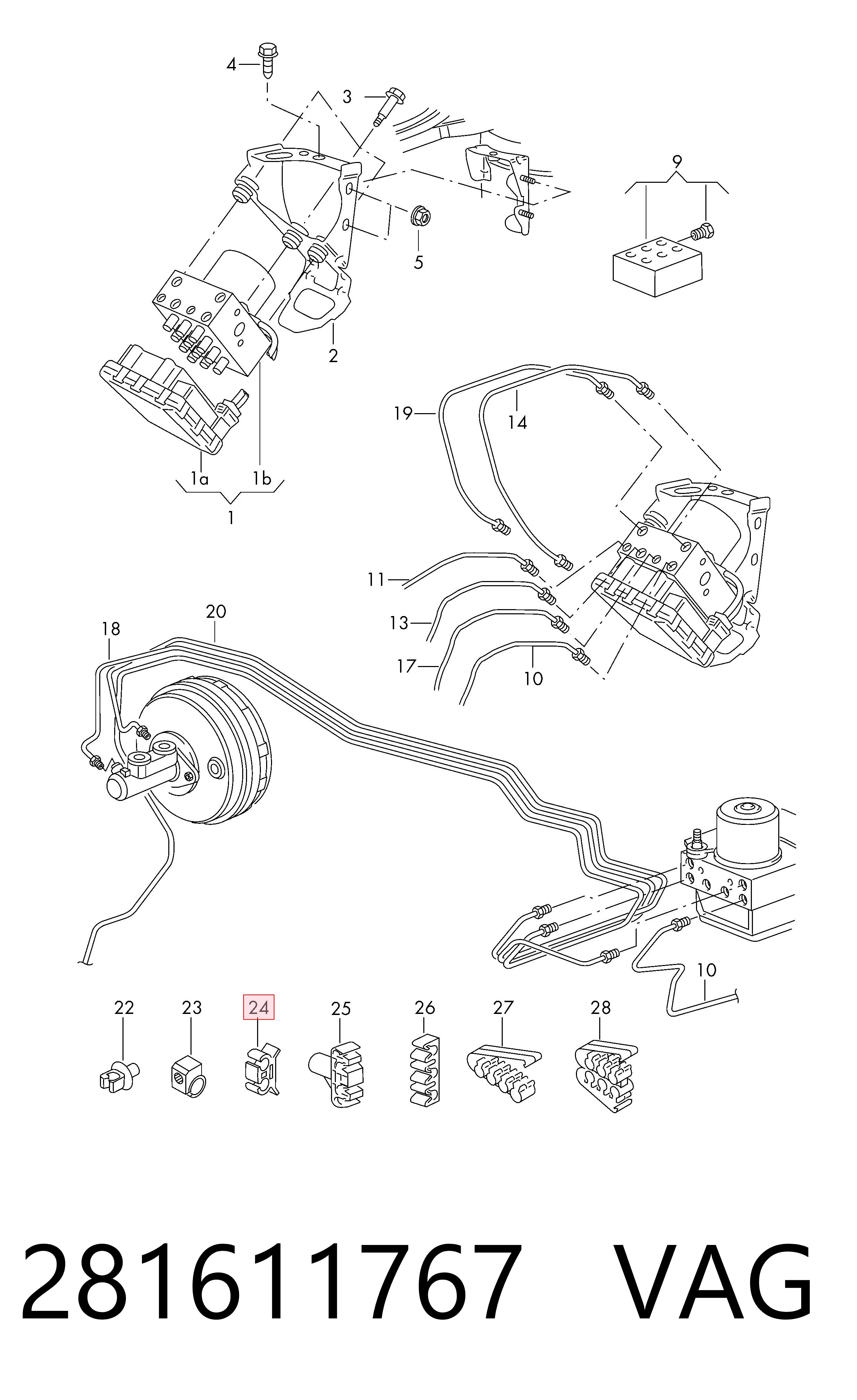  VAG 281611767 precio, desde 3,30 EUR