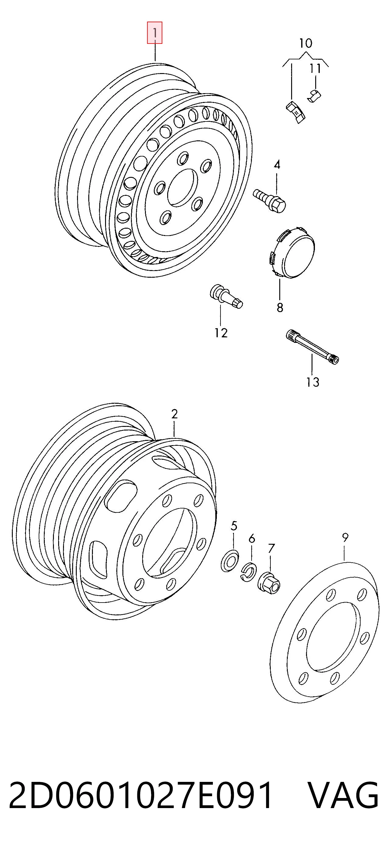 2D0601027E091 VAG