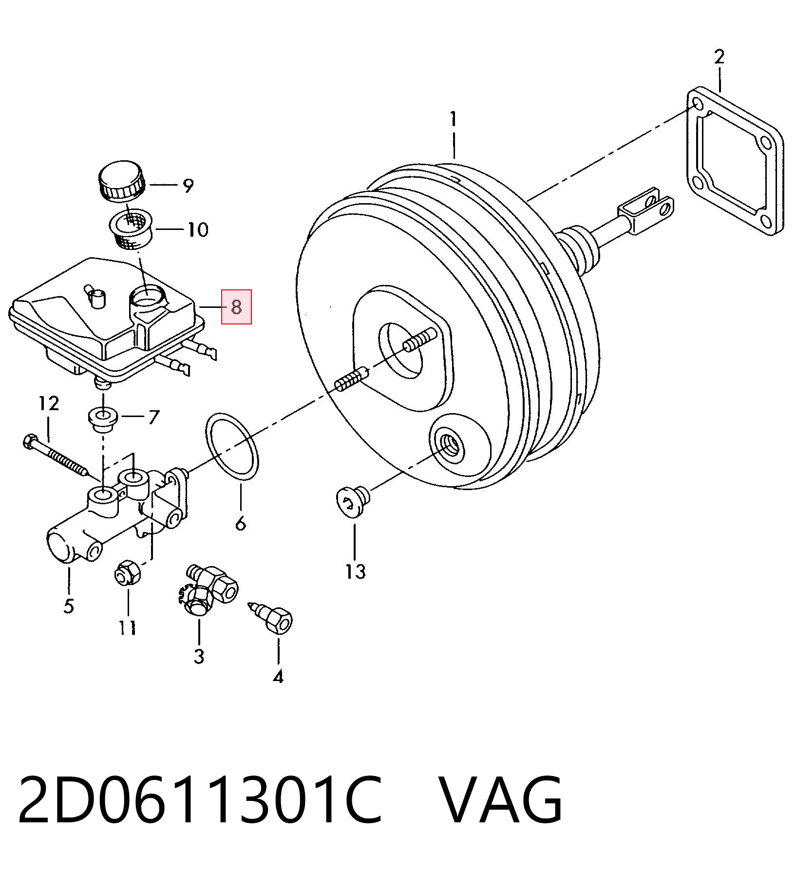 2D0611301C VAG