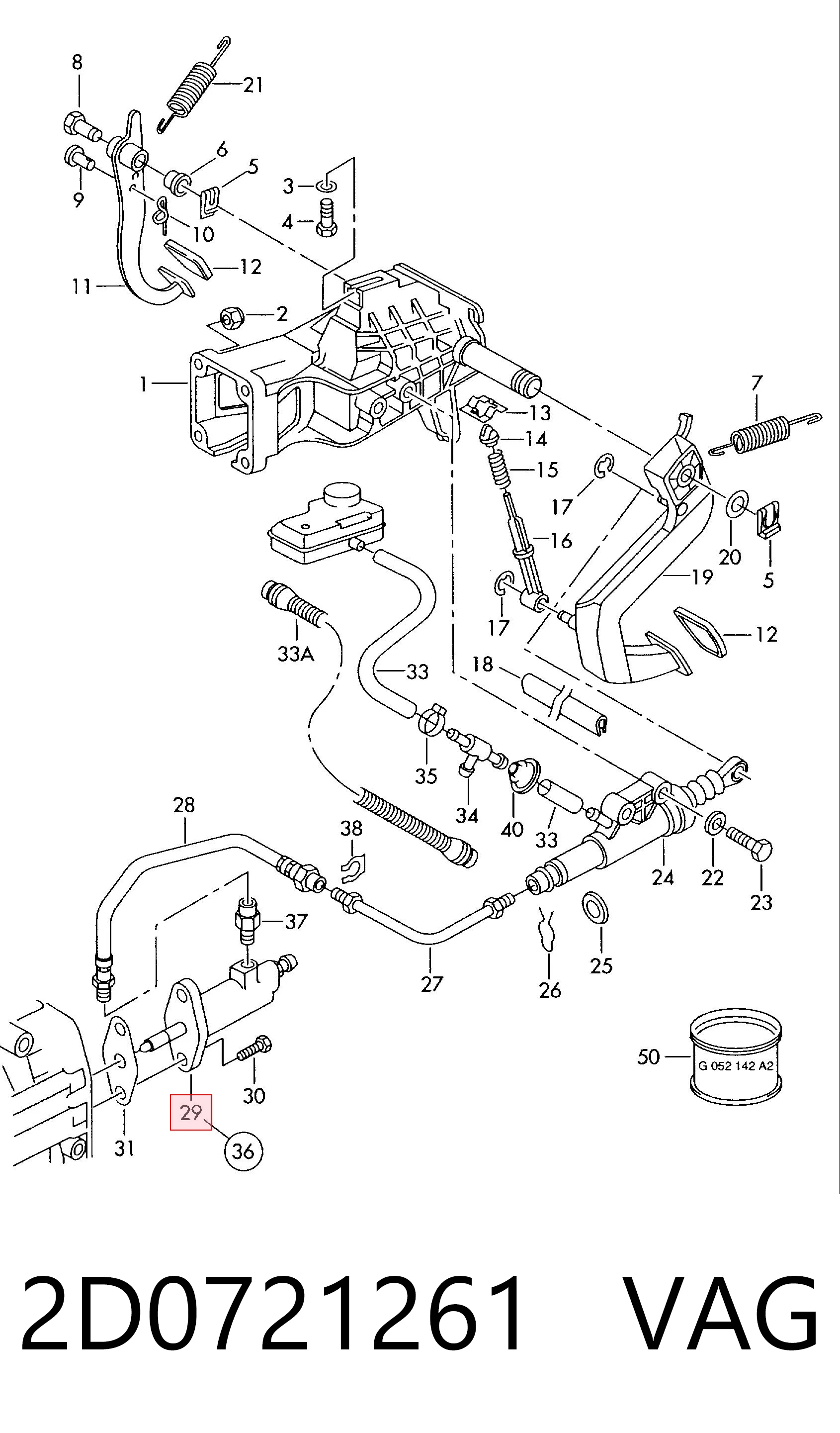Bomba auxiliar de embrague Volkswagen LT II desde 39,06 €