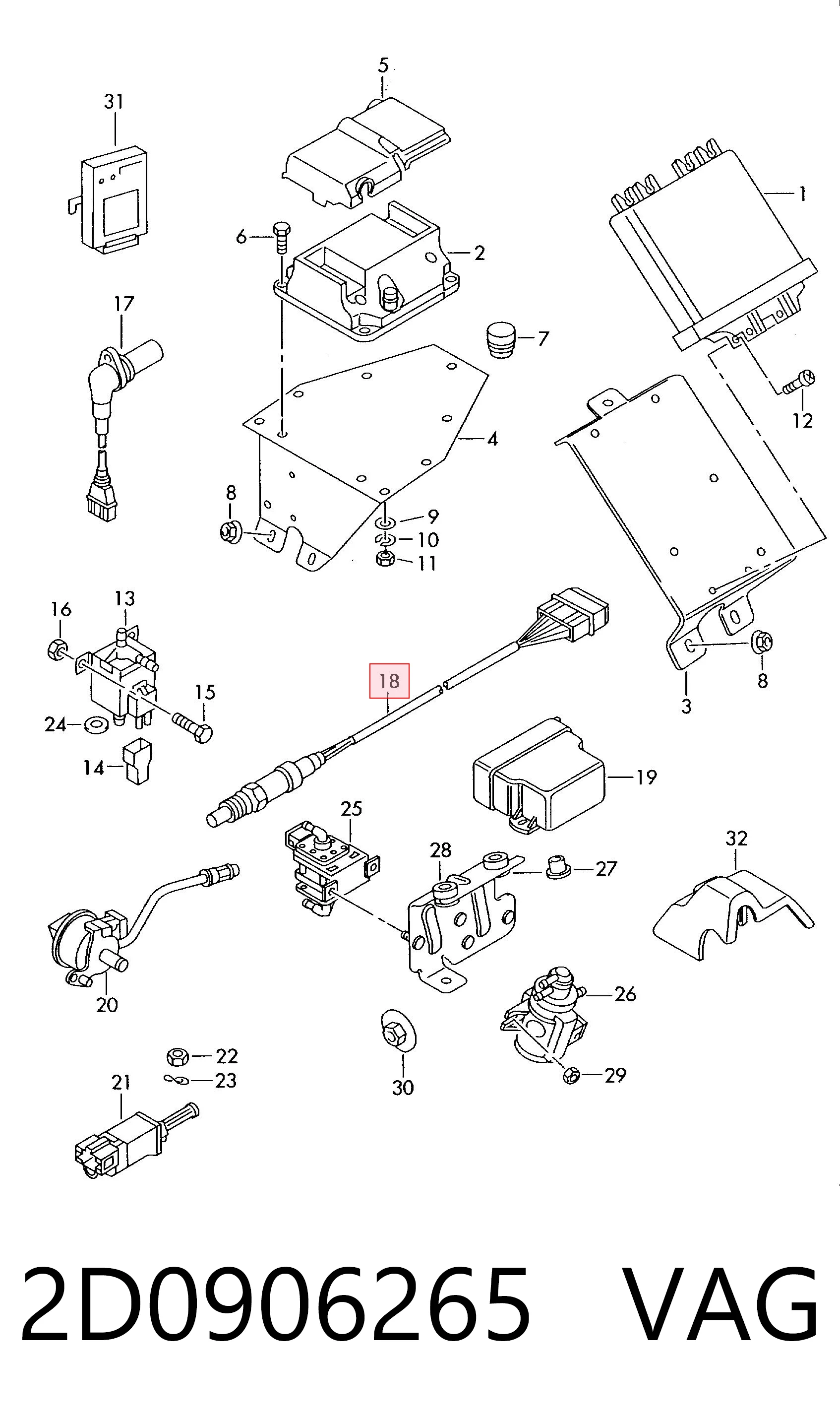 2D0906265 VAG