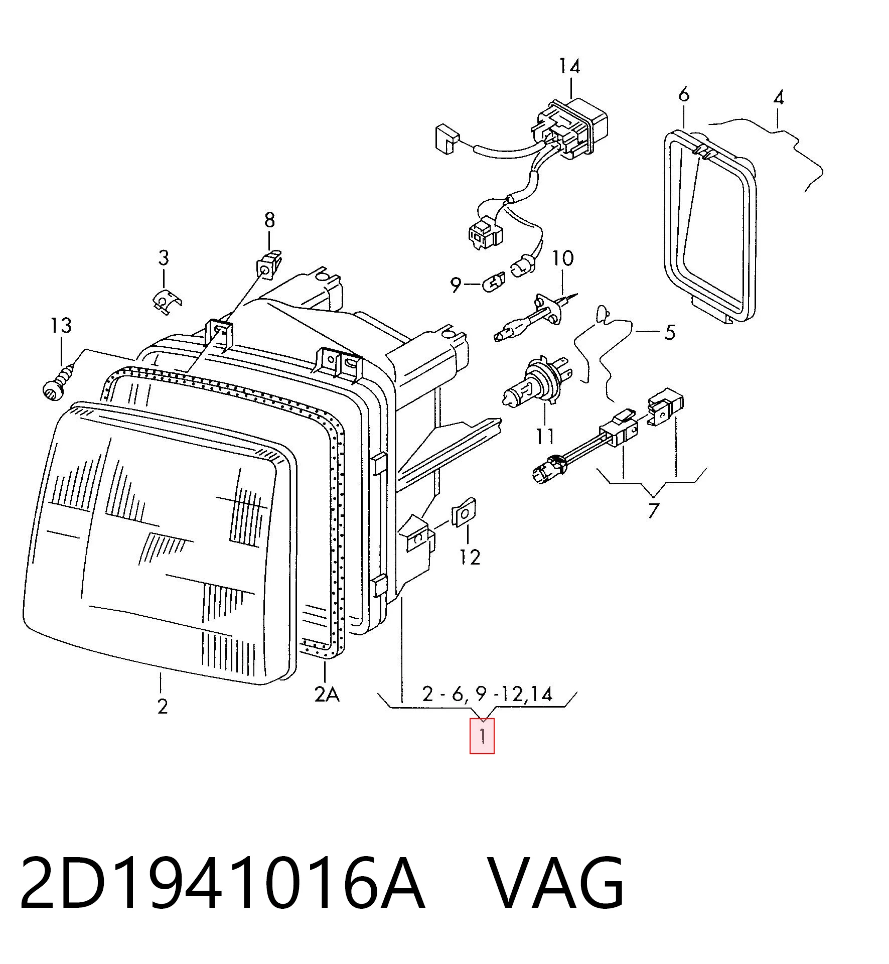 2D1941016A VAG
