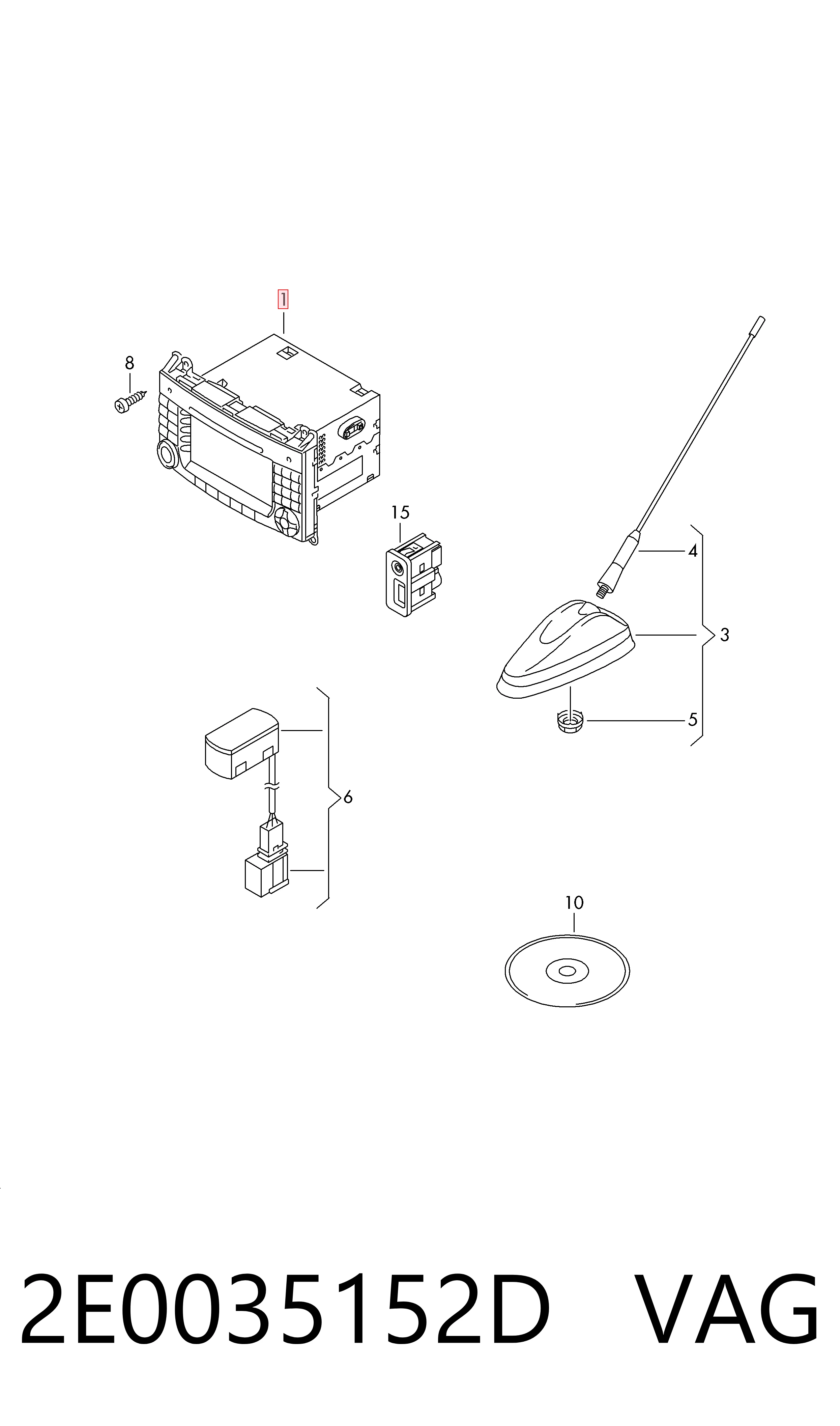 Comprar Pantalla multifunción Volkswagen Crafter 2F, 2FC, 2FF, 2FG,2FL, 2FM a bajo precio
