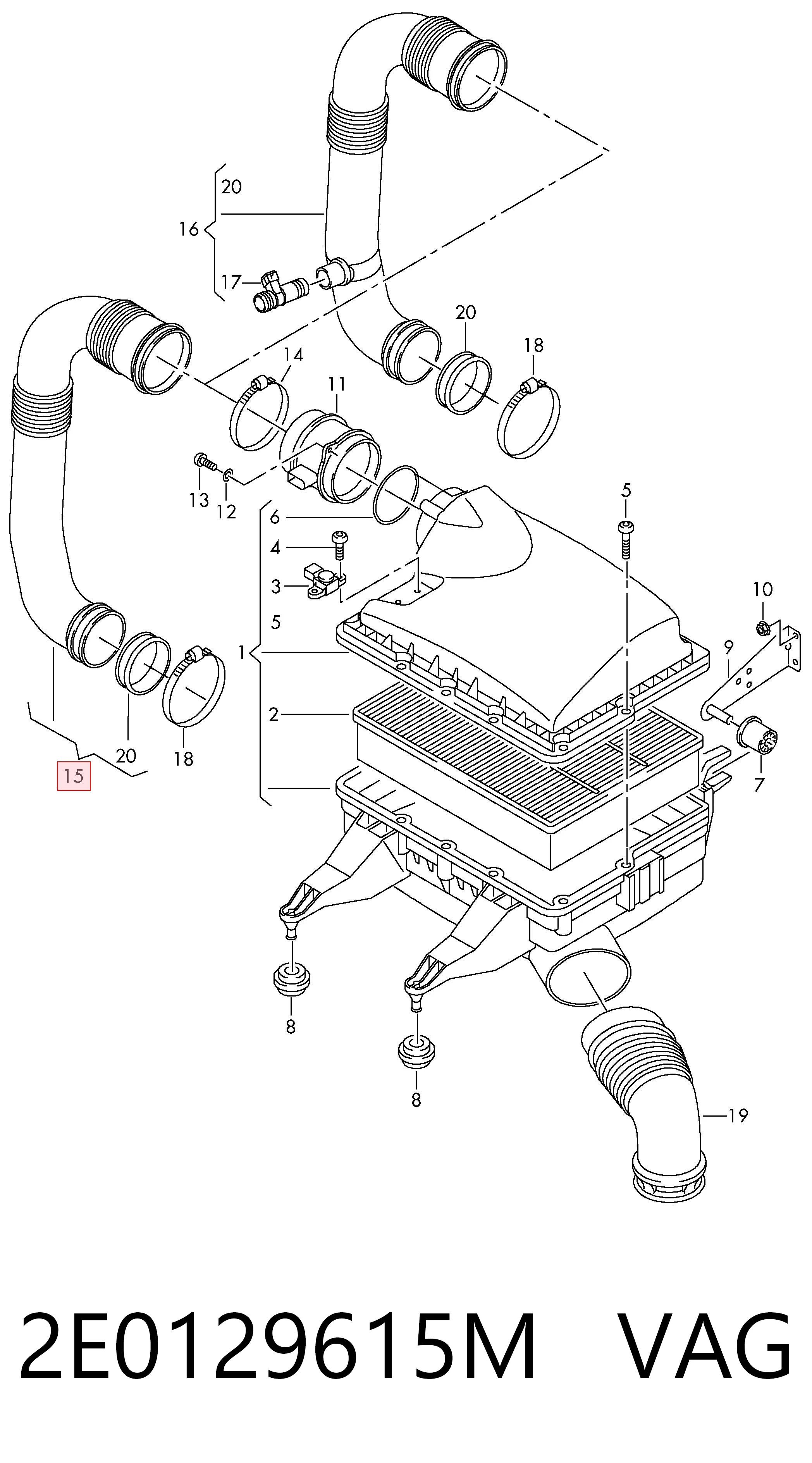 2E0129615M VAG 