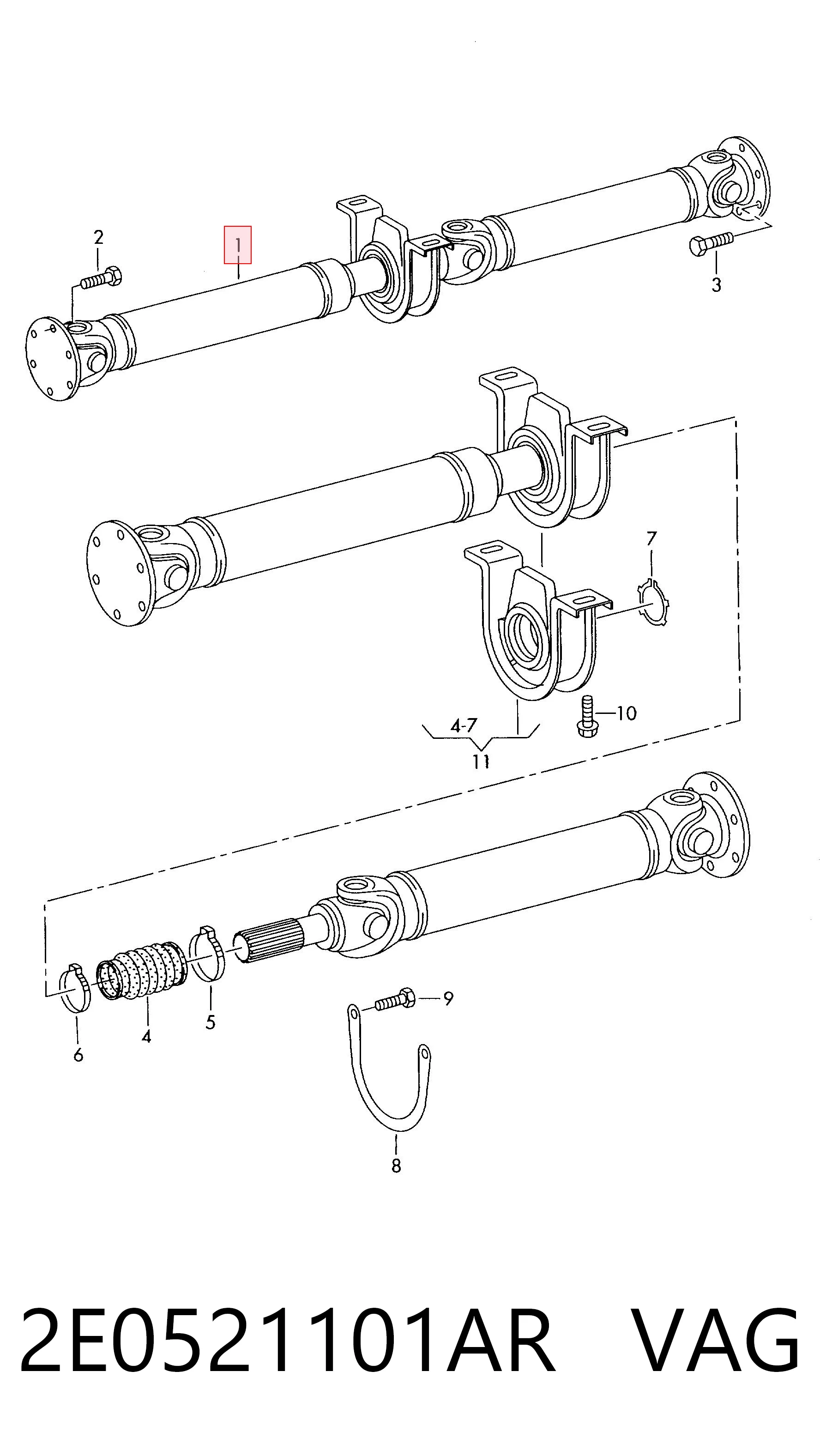 2E0521101AR VAG