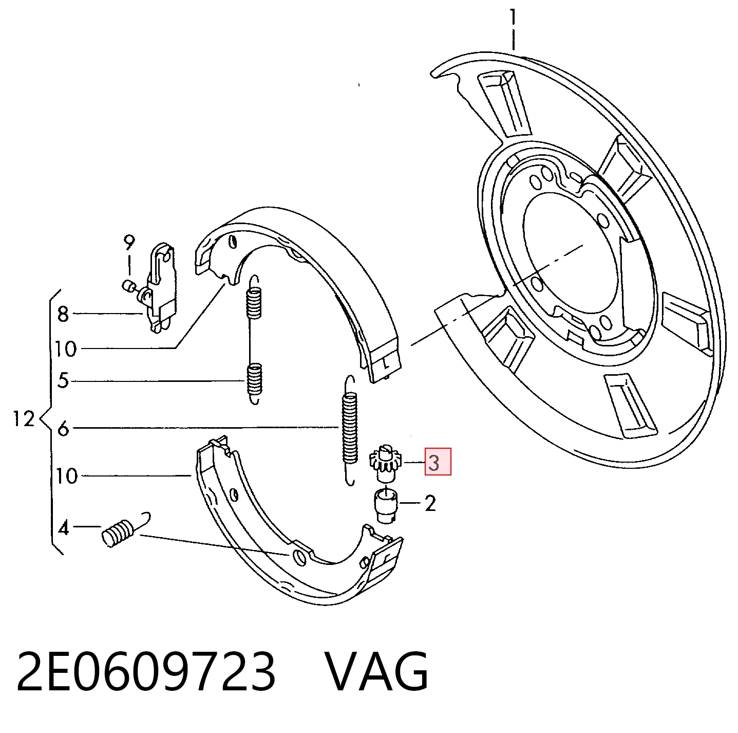 2E0609723 VAG