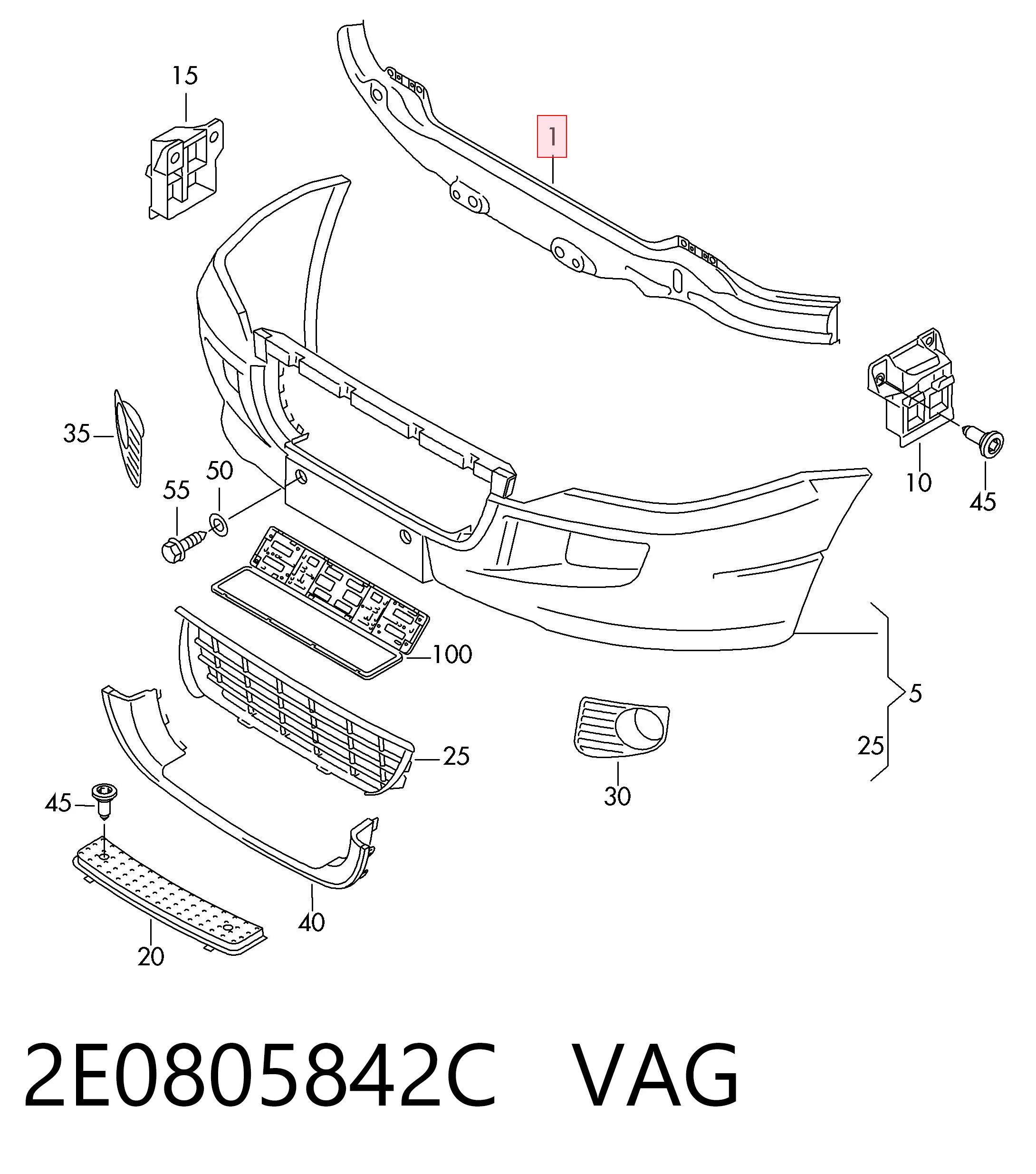 2E0805842C VAG