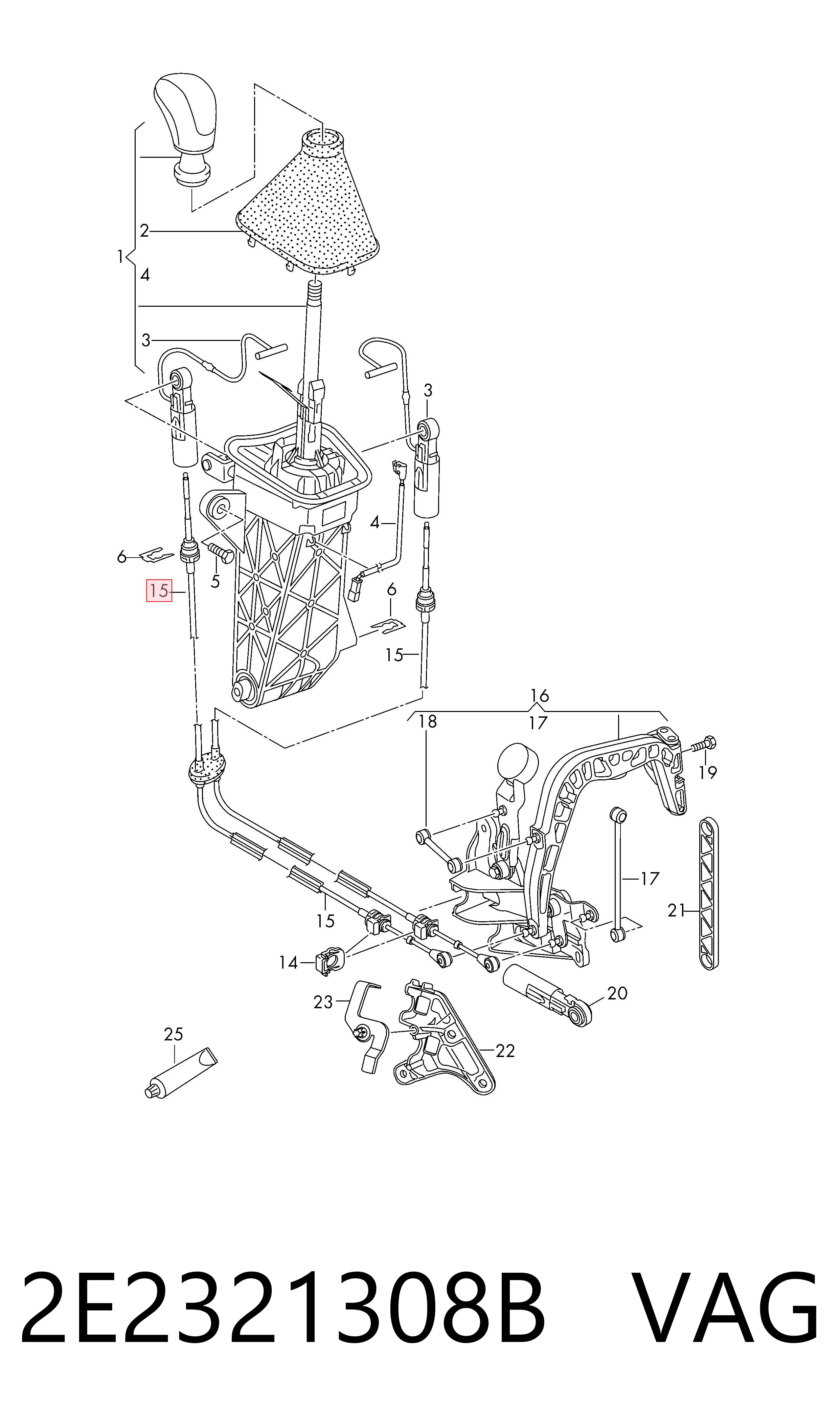 Cables de caja de cambios A9062601651 Mercedes