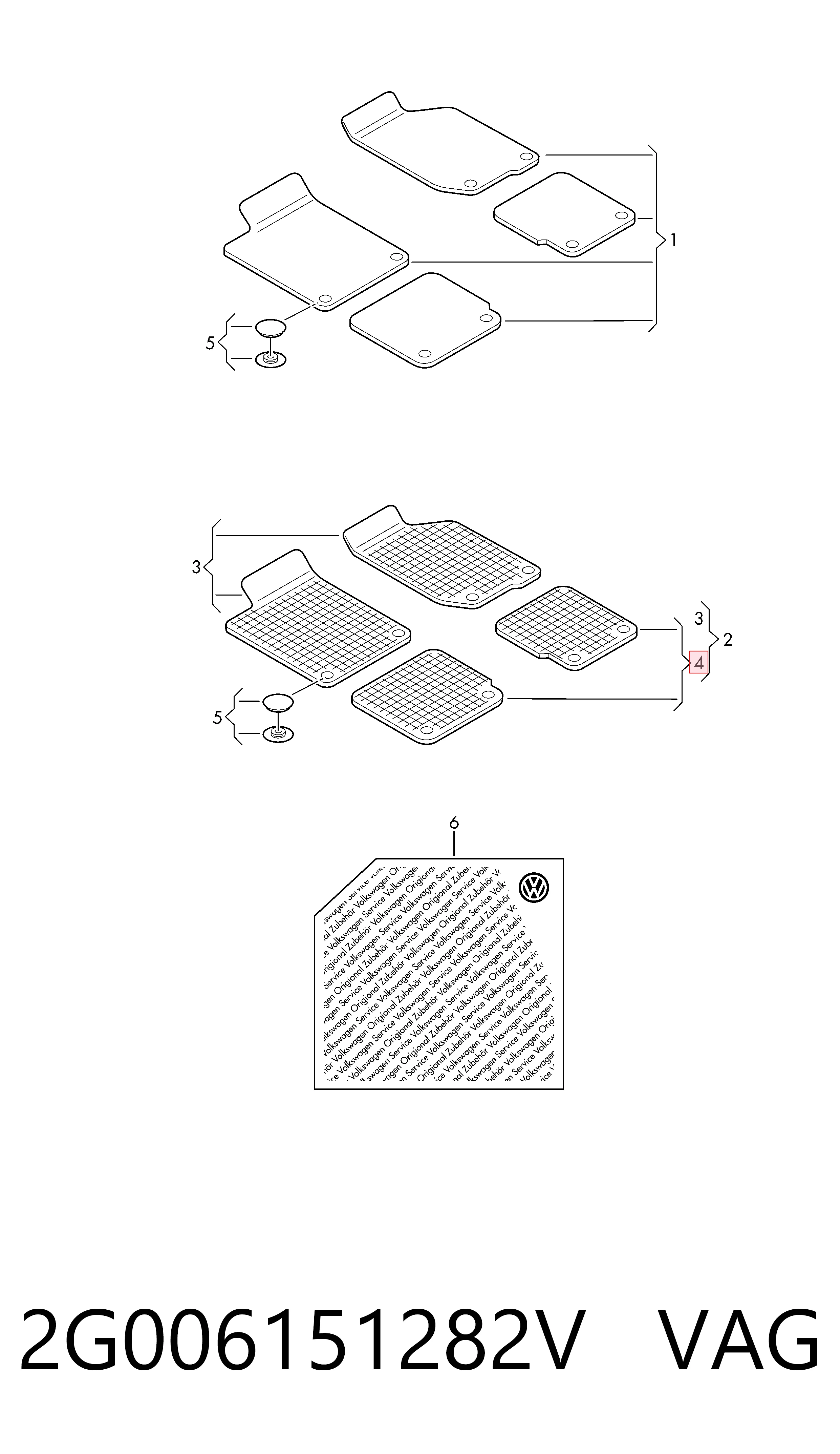 2G006151282V VAG