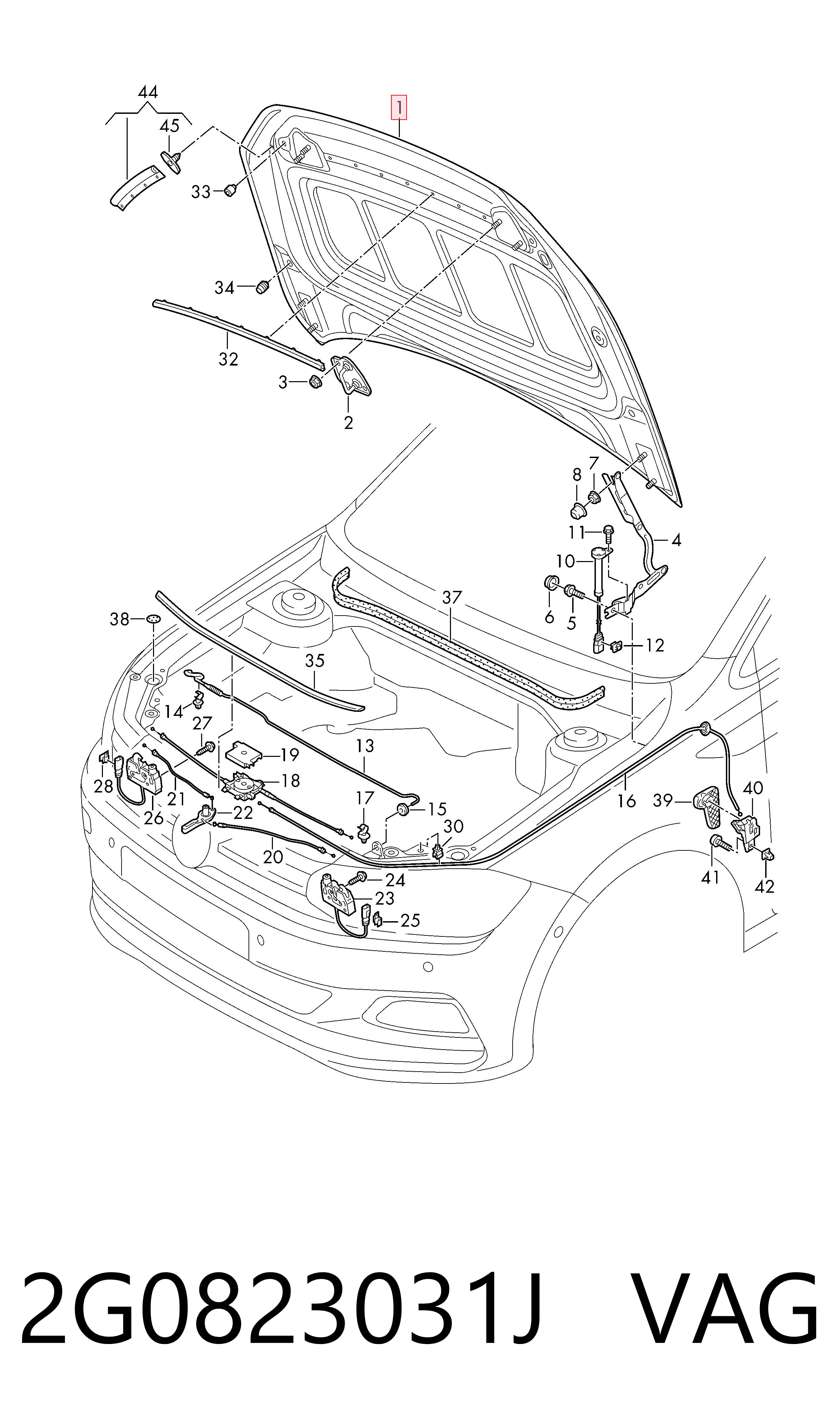 Comprar Capó Volkswagen Polo VI AW1, BZ1, AE1