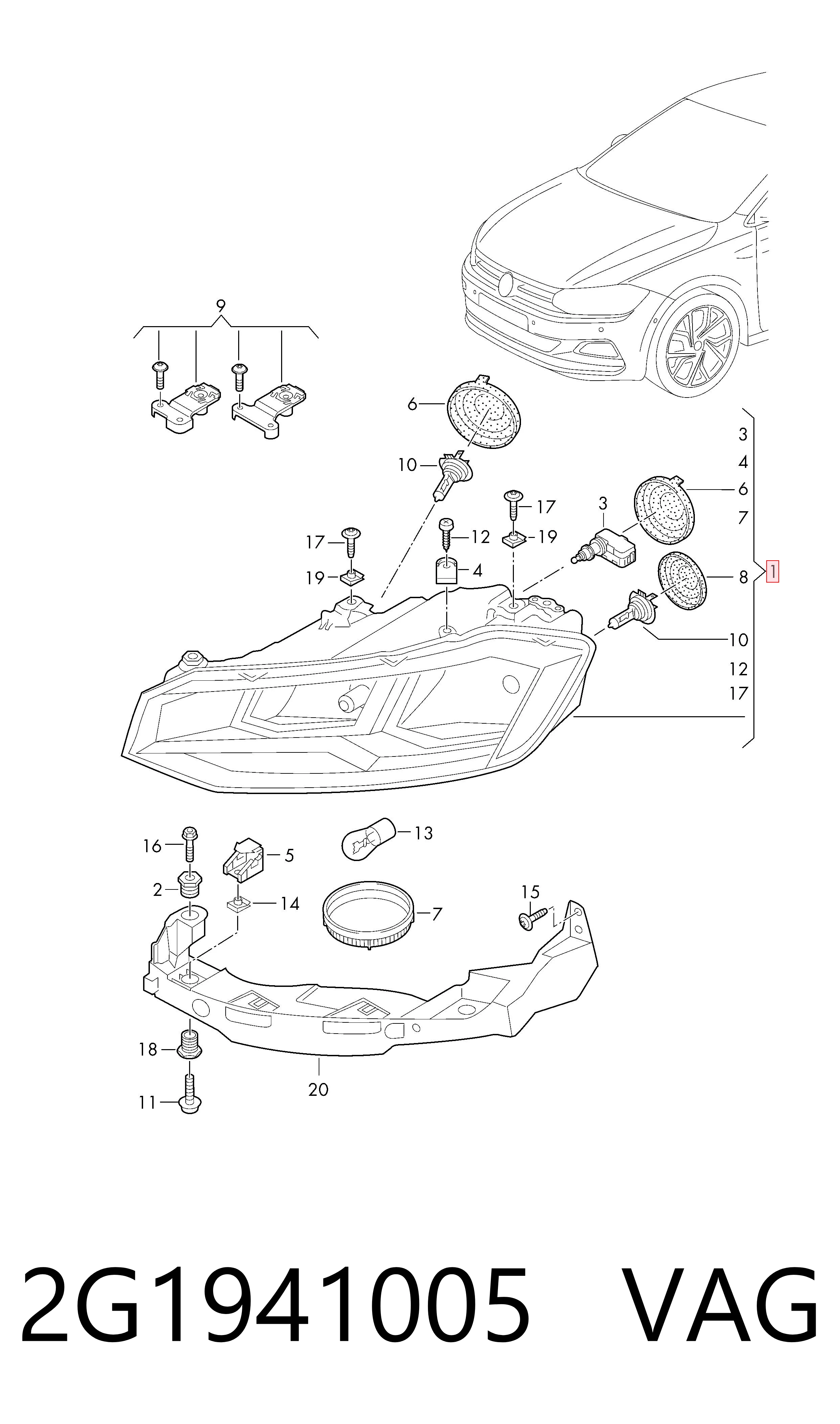2G1941005 VAG Faros