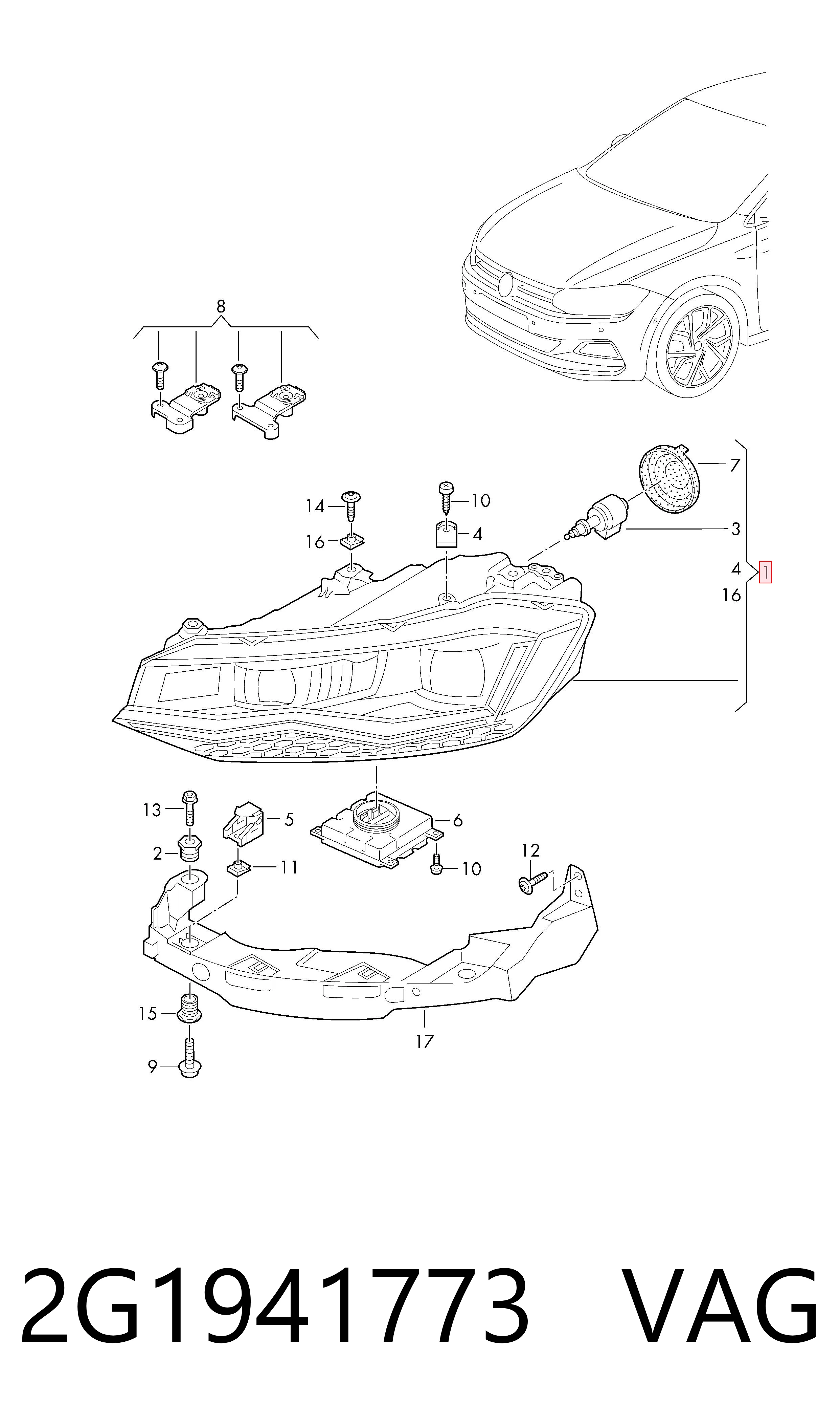 2G1941773 VAG Faros